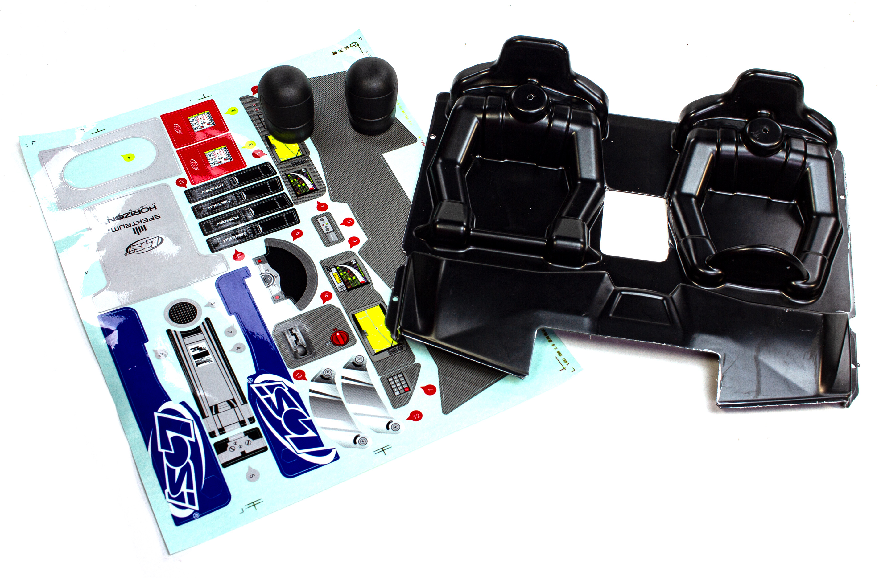 LOS250047 Losi Interior Set w/Helmets, Super Baja Rey 2.0 LOS250047 Losi Interior Set w/Helmets, Super Baja Rey 2.0
