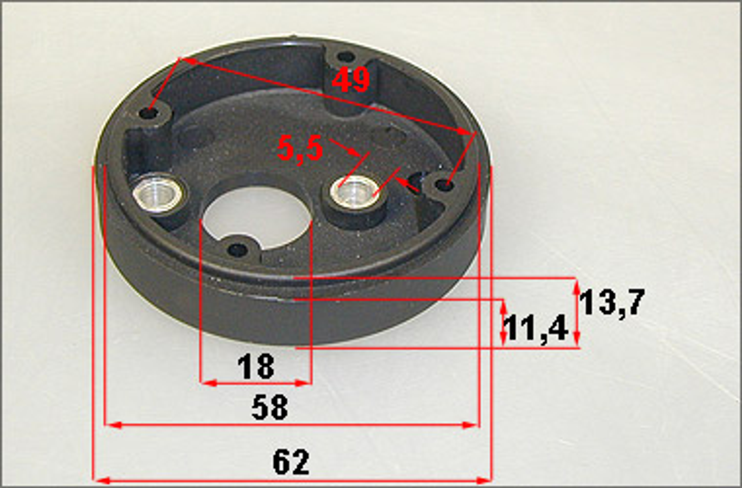 6451/03 FG Luftfilteradapter für Zenoah und CY, 1 St. 6451/03 FG Luftfilteradapter für Zenoah und CY, 1 St.