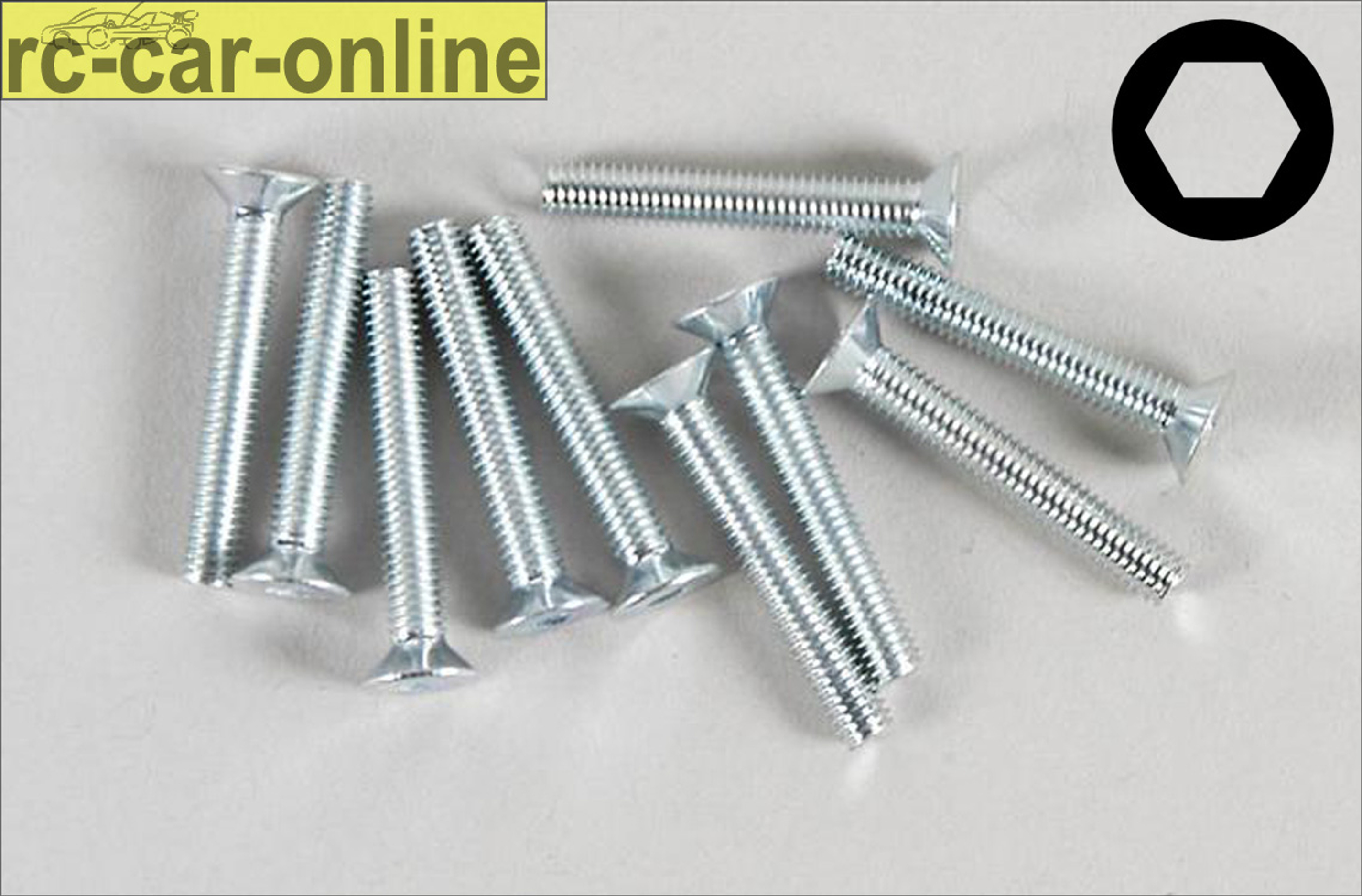 6719/20 FG Countersunk screw M3x20 mm, 10 pieces 6719/20 FG Countersunk screw M3x20 mm, 10 pieces