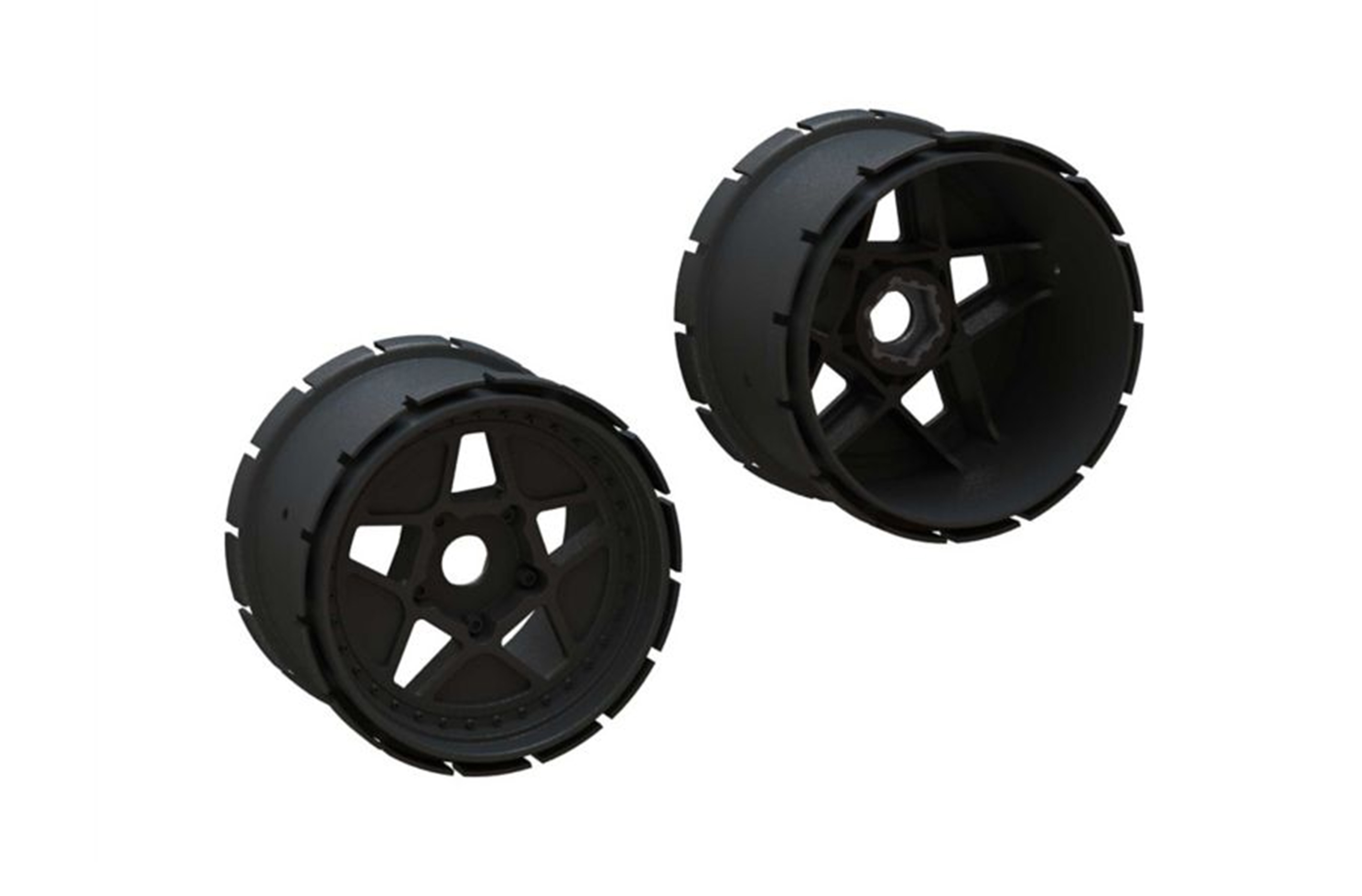 ARA510123 ARRMA MT Wheel 4.9in 24mm Hex for Outcast 8S