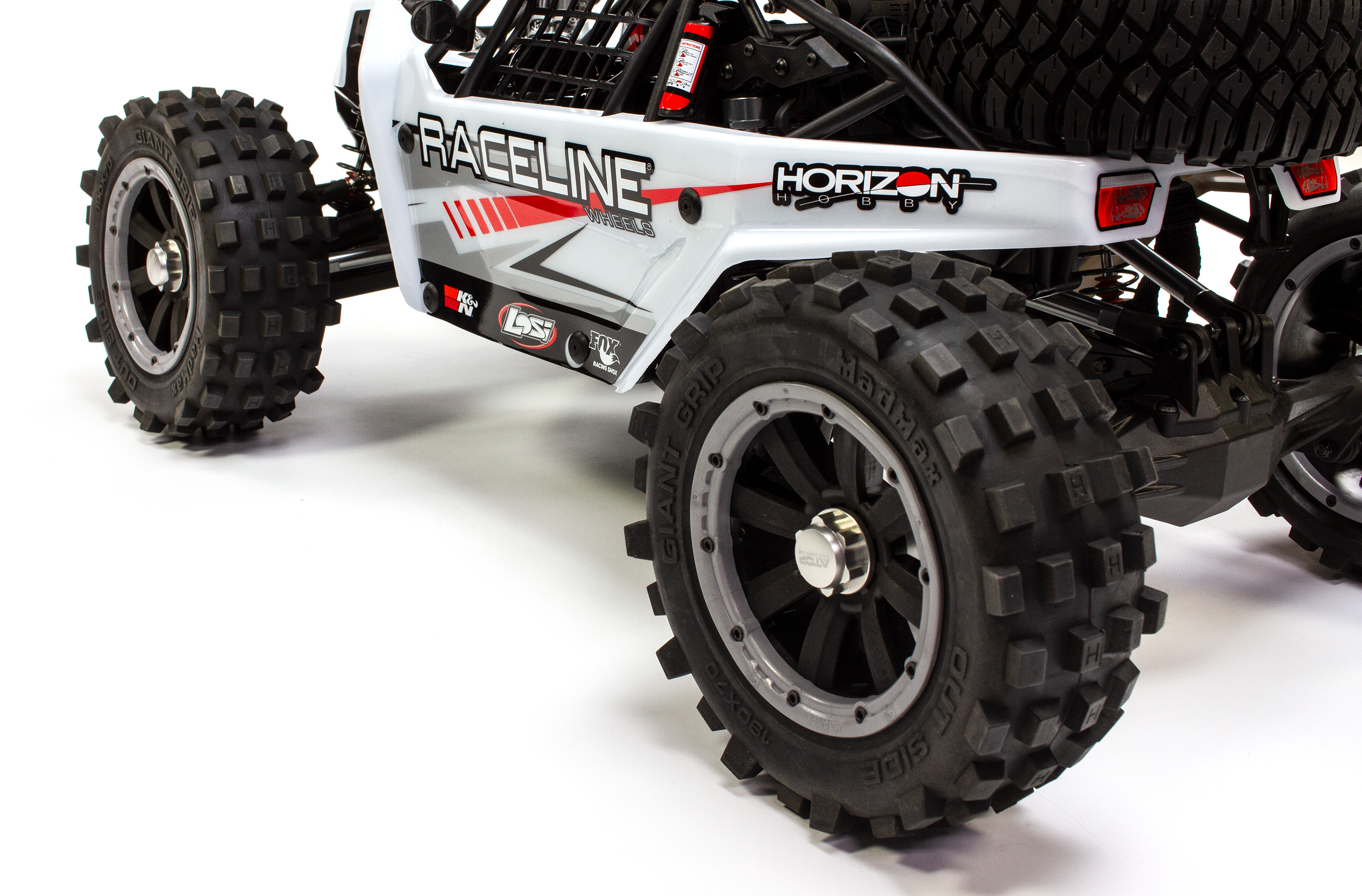 LOS05016T2 Losi 1/6 Super Rock Rey 4WD Brushless, silver body