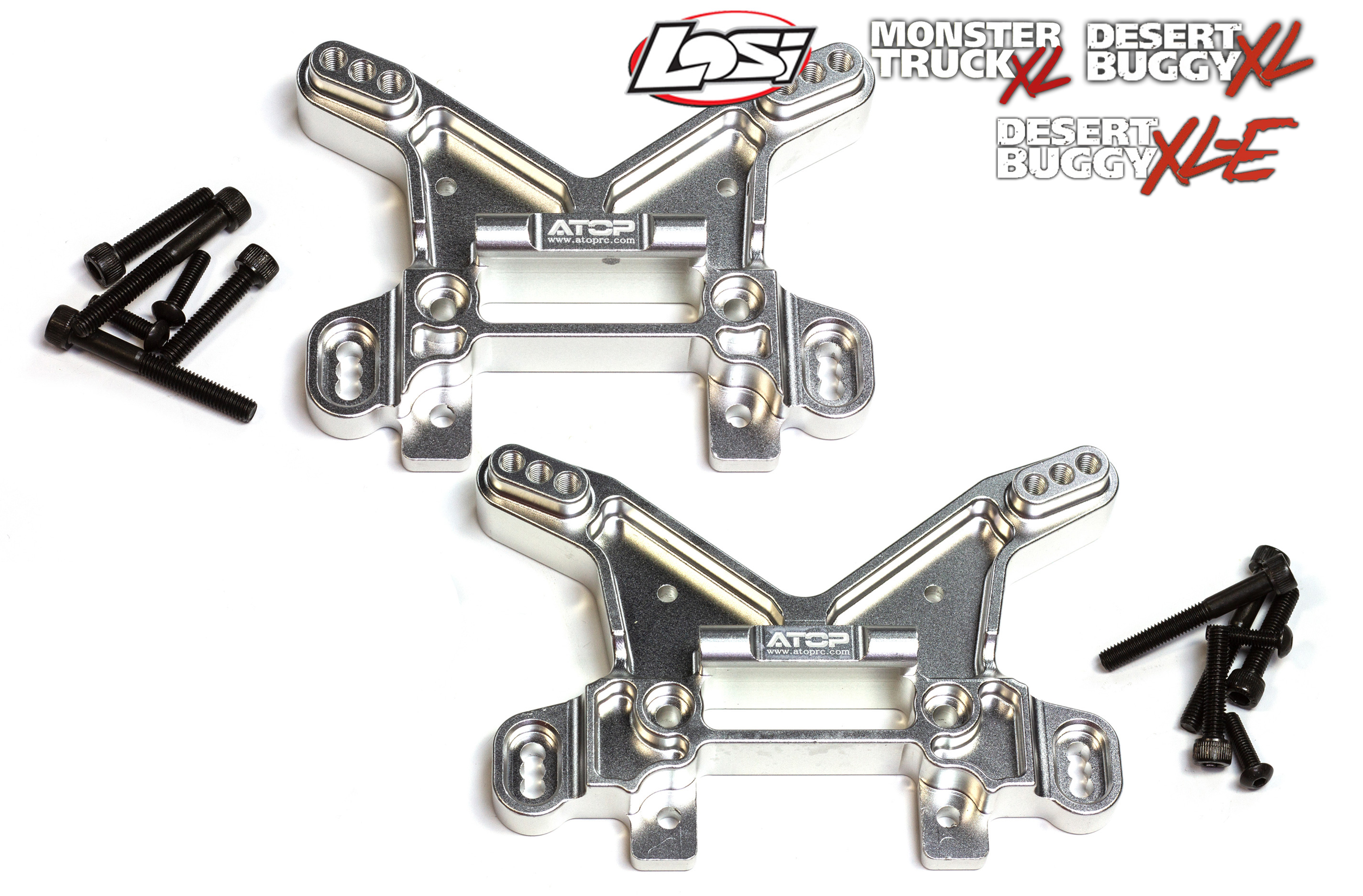 AT-DBXL009/010 ATOP Front and rear shock tower for Losi Desert XL/XL-E +MTXL