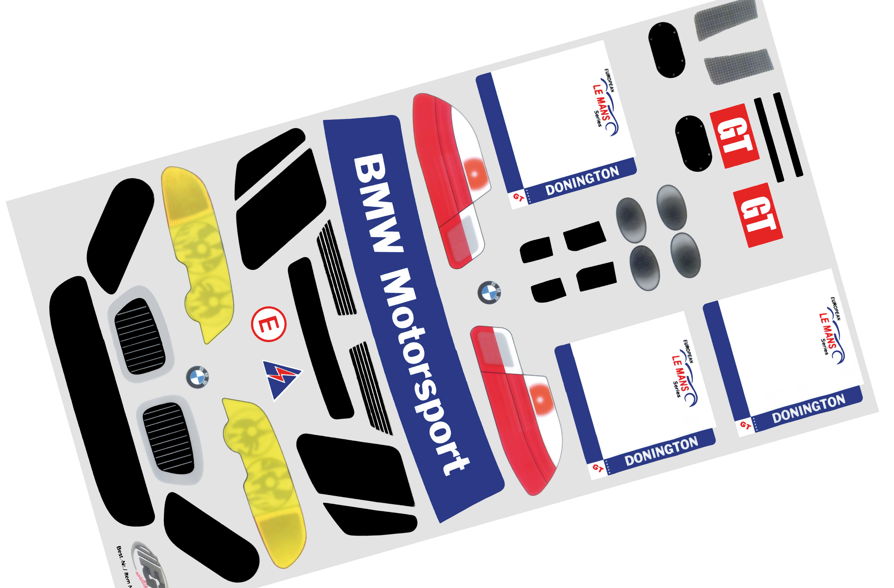 8170/01 FG Car decals BMW M3 GTR 8170/01 FG Car decals BMW M3 GTR