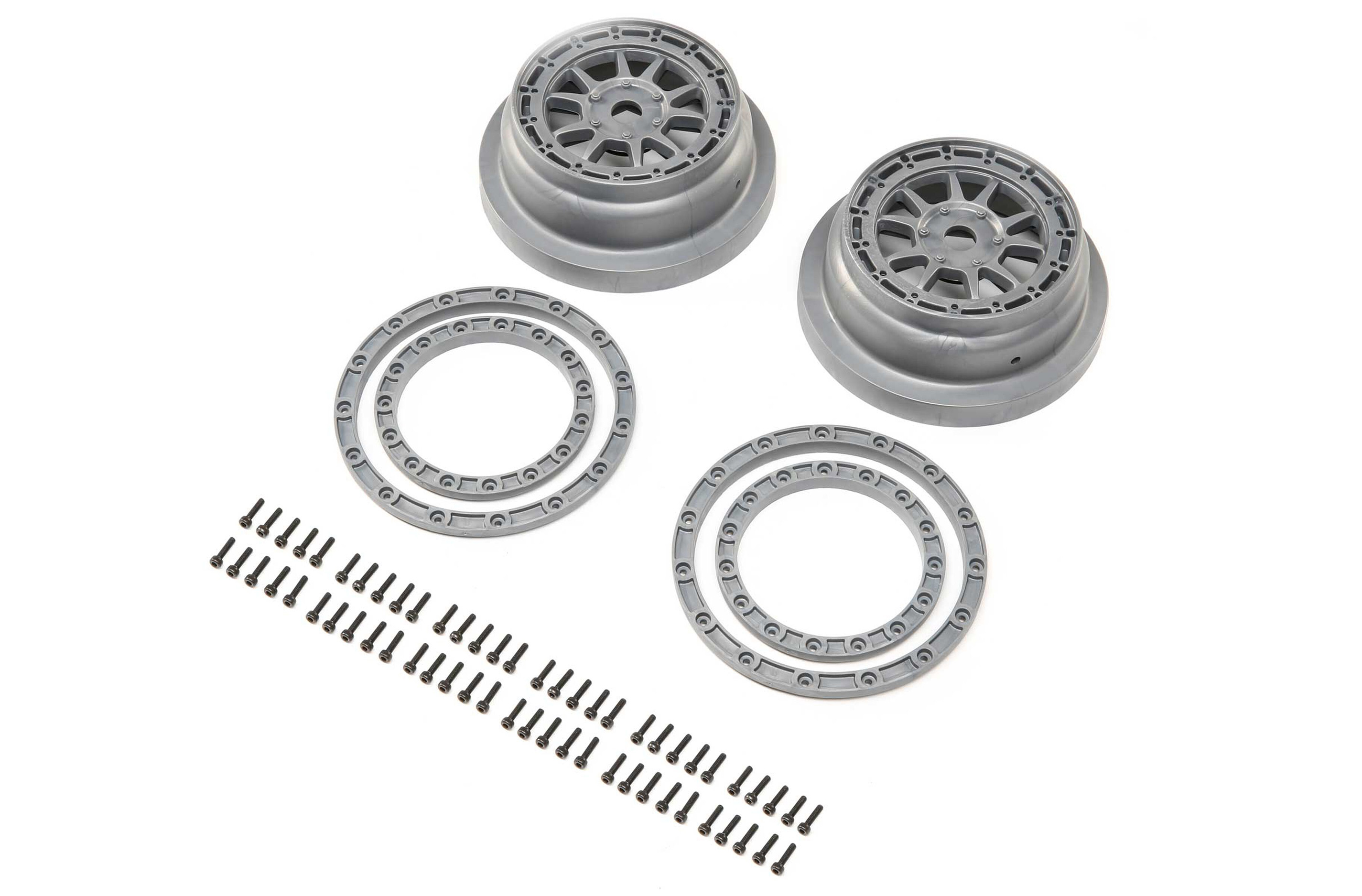 LOS43029 Losi Beadlock Felgen und Ring Set, Super Baja Rey 2.0 LOS43029 Losi Beadlock Felgen und Ring Set, Super Baja Rey 2.0