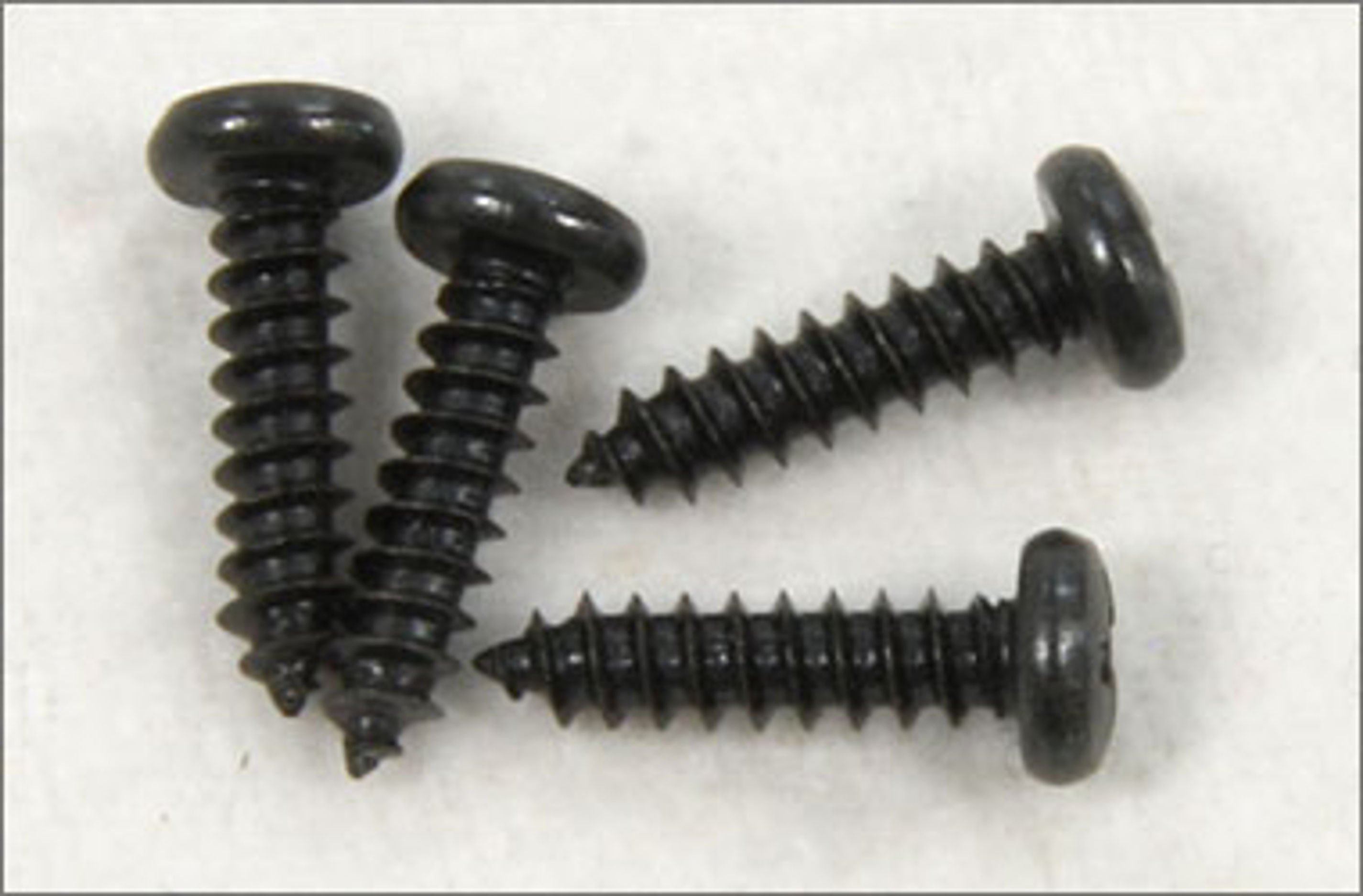 305023, Sheet metal screws, M3 x 12 mm, 4 pcs. 305023, Sheet metal screws, M3 x 12 mm, 4 pcs.