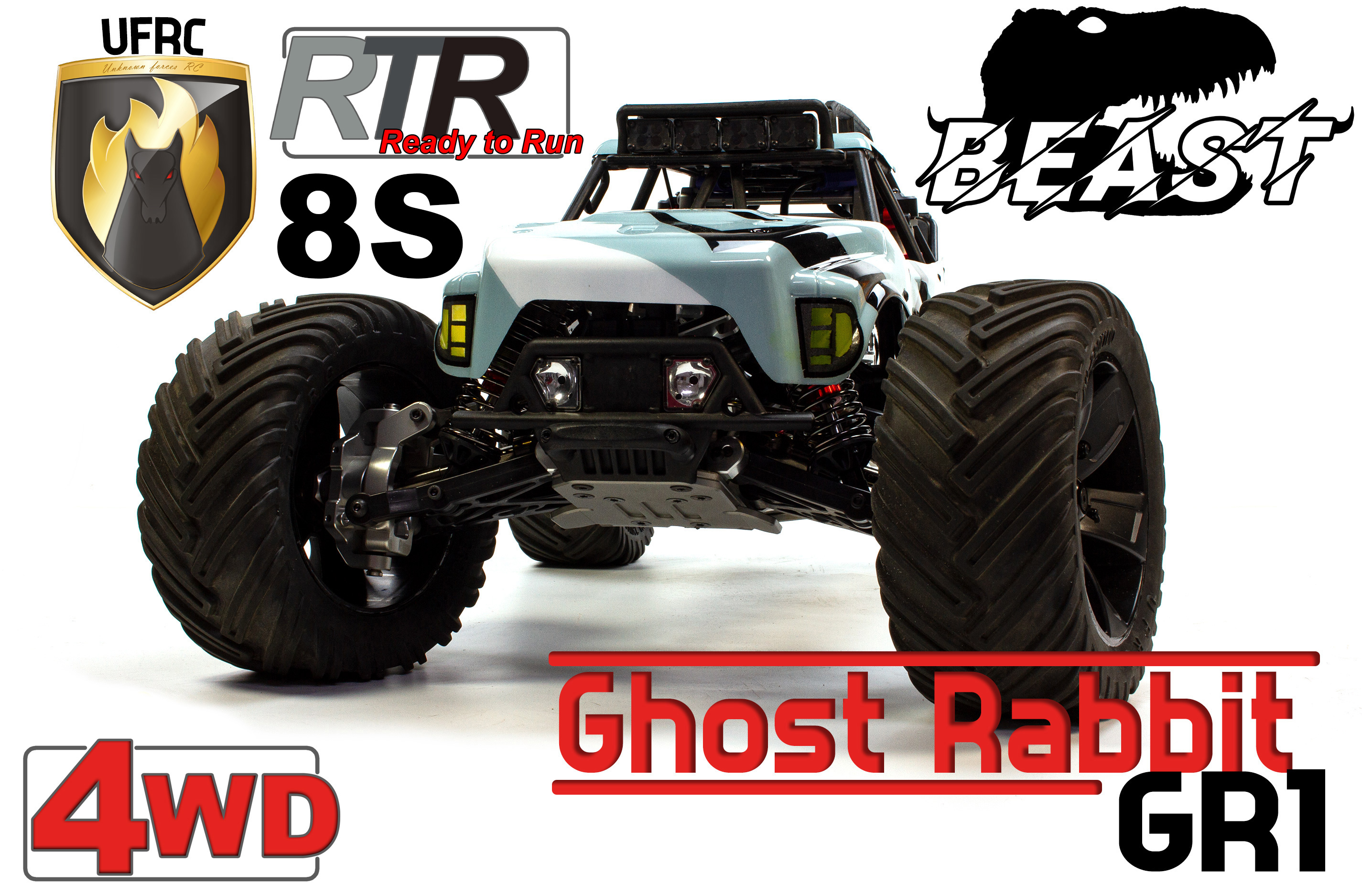 UFRC Ghost Rabbit GR1 4WD 1:5 Brushless Buggy 8S, RTR Version