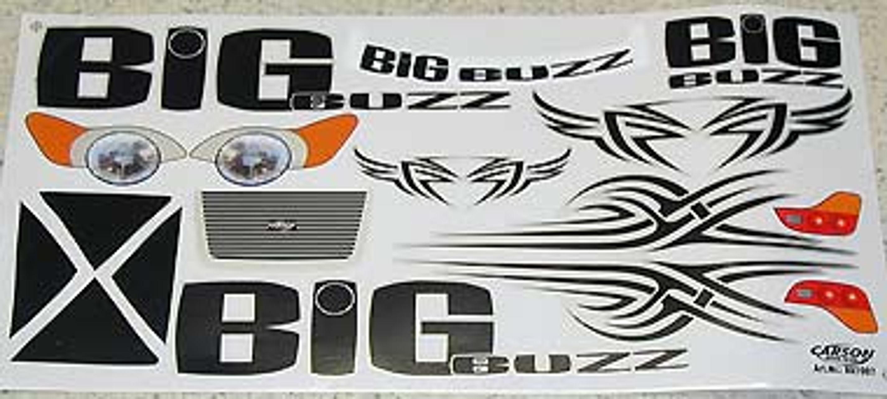 Fahrzeug-Dekorbogen Big Buzz, cs807007, 1 St.