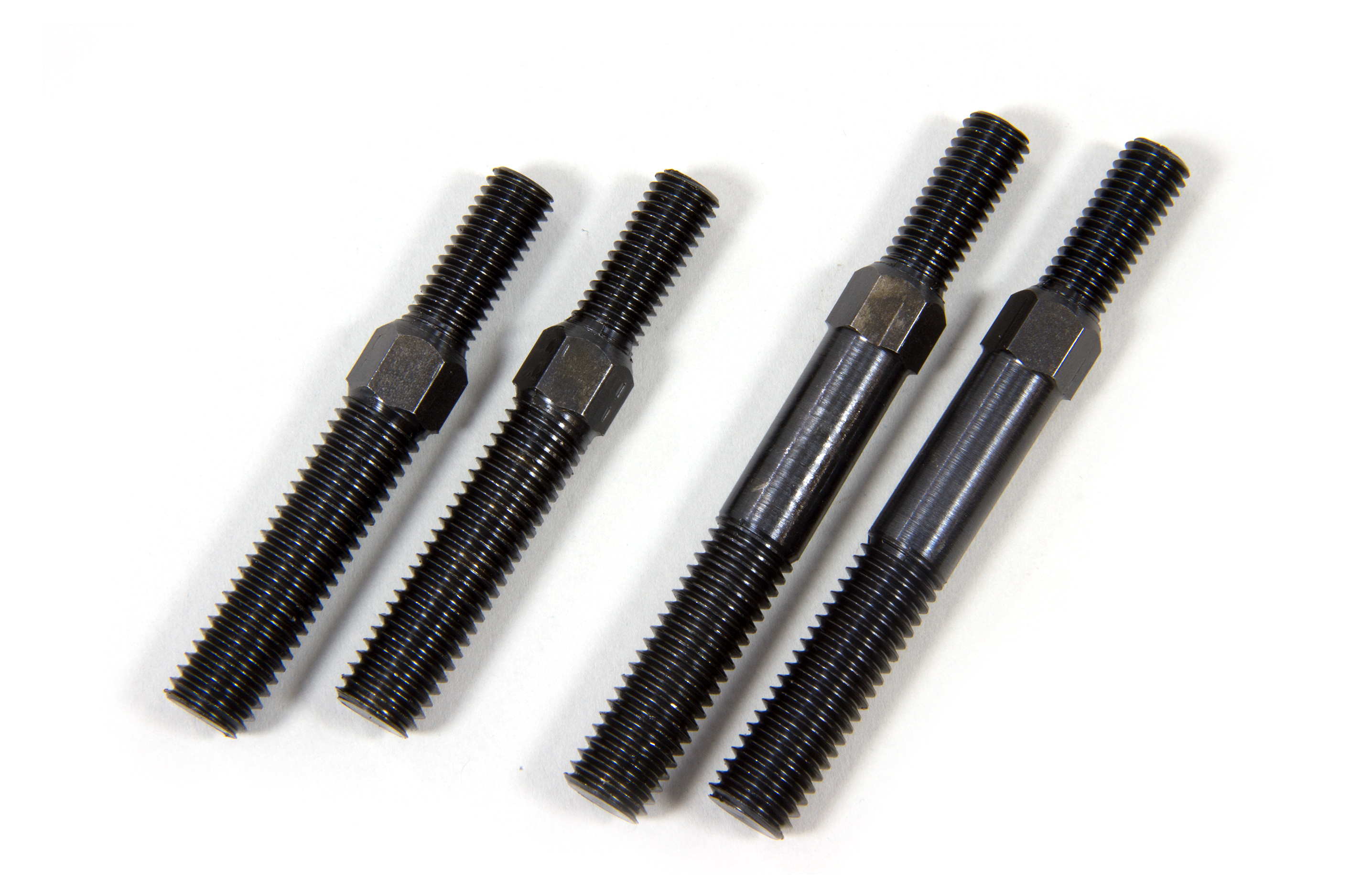 Stahl M8 Gewindestangen brüniert - 66 / 84 mm Stahl M8 Gewindestangen brüniert - 66 / 84 mm