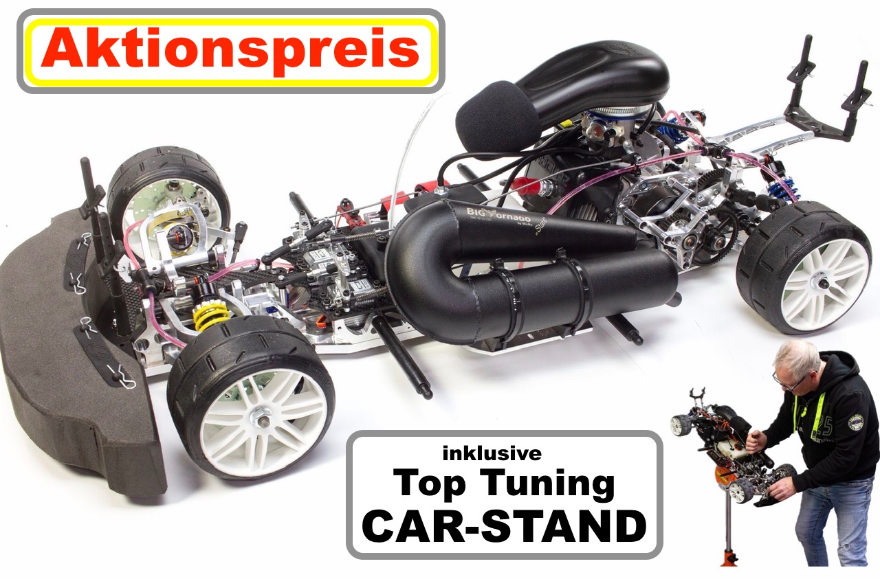 9505 FG Evo 2020.2 Race Kit-530, special offer with CAR-STAND, and with front and rear HYDRAULIC BRAKES.