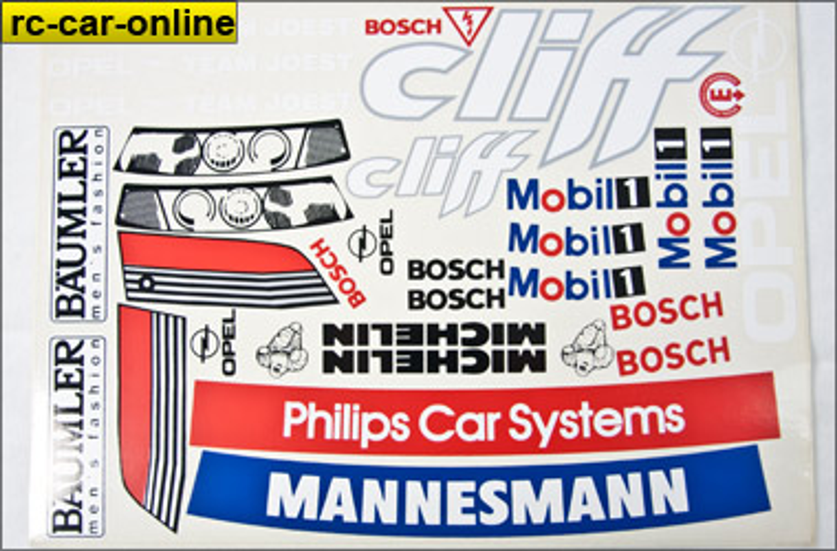 CLIFF team decals, y19731 - 1pce. CLIFF team decals, y19731 - 1pce.