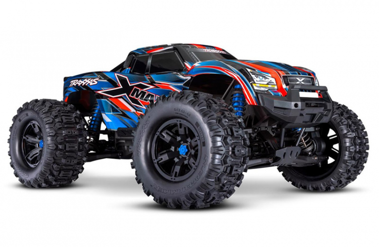 Traxxas TRX77096-4-BLUE X-Maxx 8S Belted 4WD Brushless TQi TSM RTR, blau