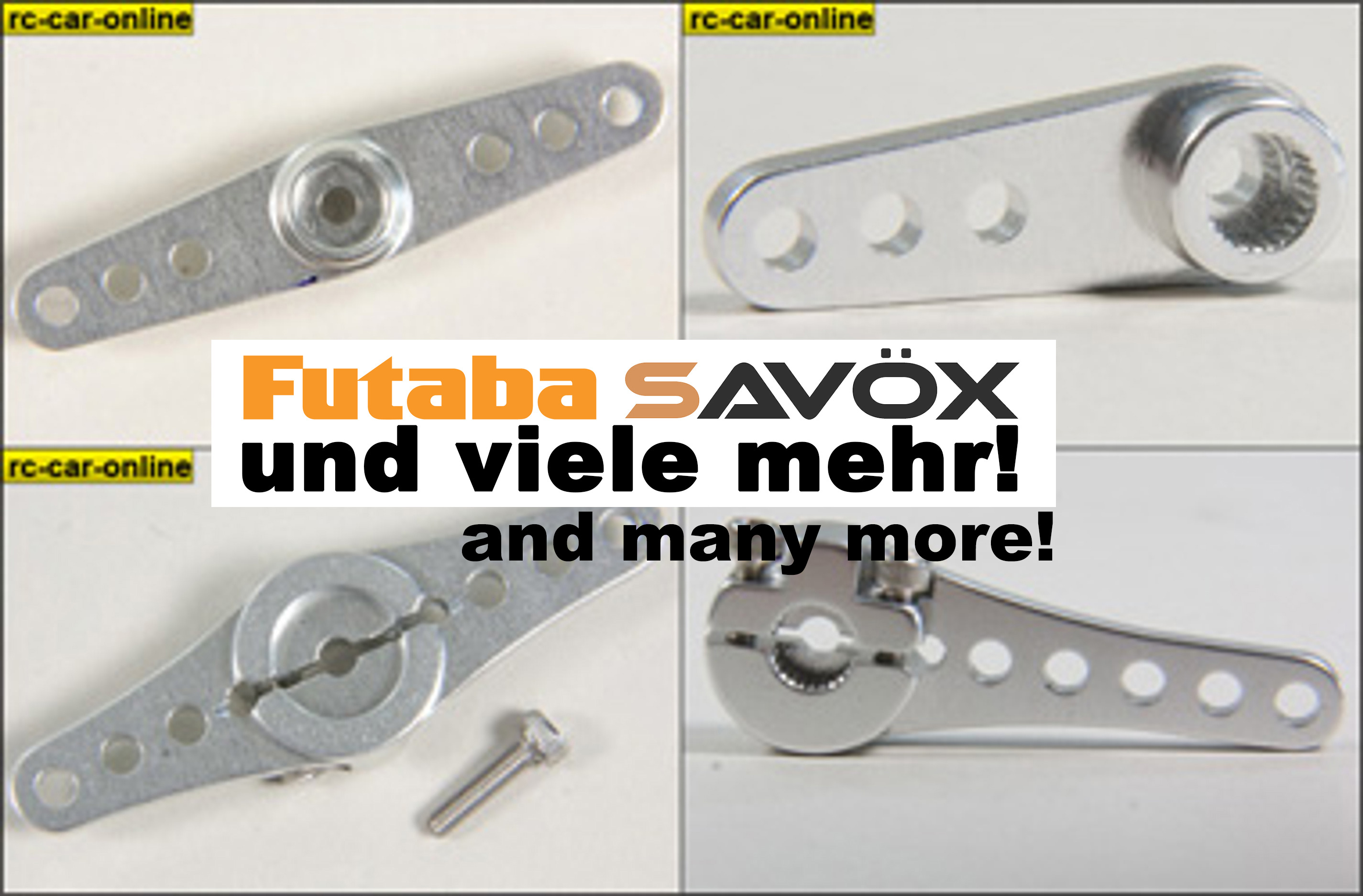 Alloy servoarms, for 25 teeth multi-tooth shaft Alloy servoarms, for 25 teeth multi-tooth shaft