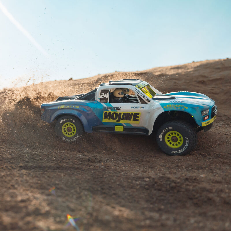 ARA2104T2MOJAVE GROM MEGA 380 Brushed 4X4 Small Scale Desert Truck RTR with Battery+Charger, Blue ARA2104T2MOJAVE GROM MEGA 380 Brushed 4X4 Small Scale Desert Truck RTR with Battery+Charger, Blue