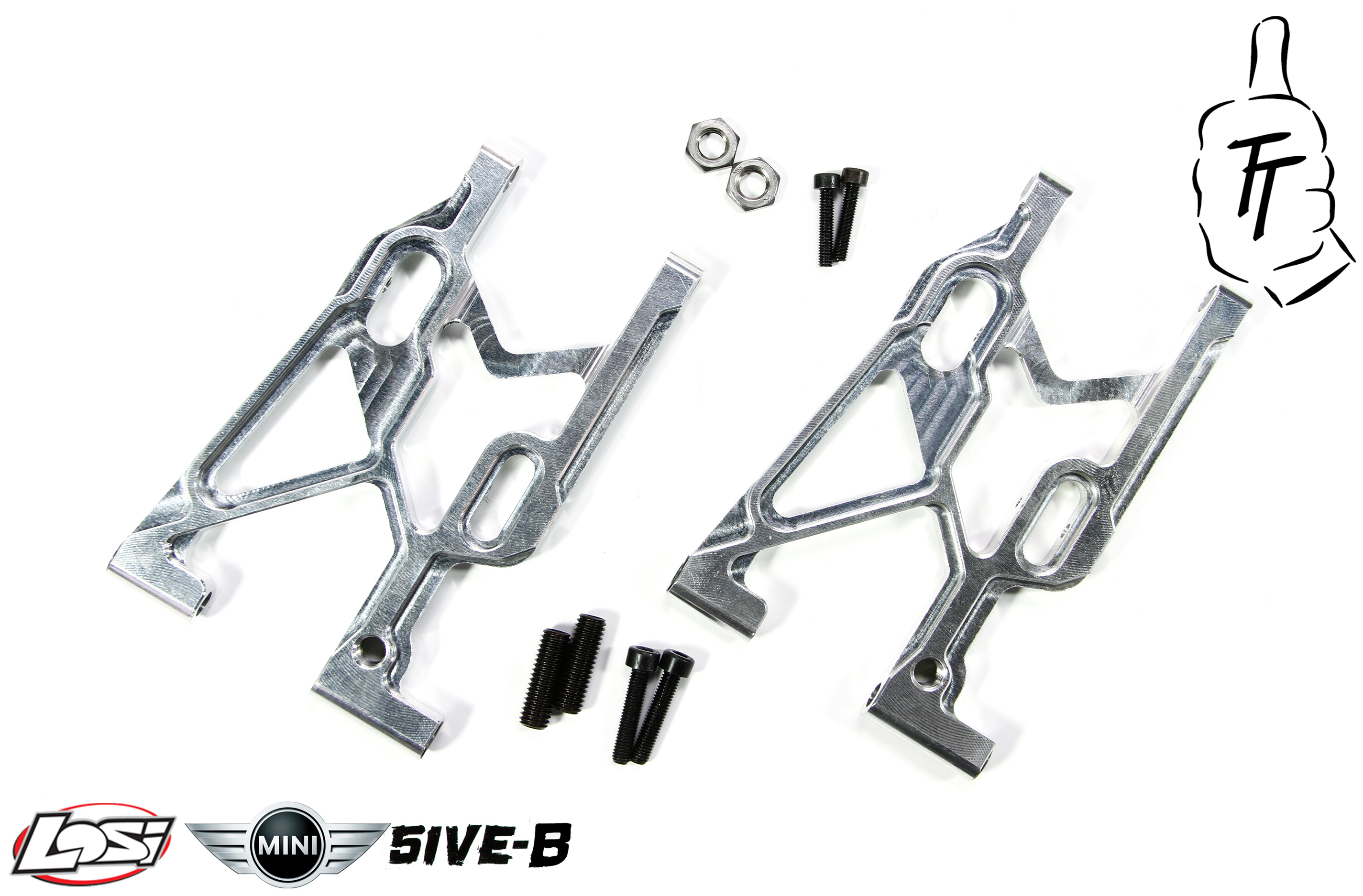 TT1002 Top Tuning Hintere Alu-Querlenker für Losi 5ive-B und Mini TT1002 Top Tuning Hintere Alu-Querlenker für Losi 5ive-B und Mini