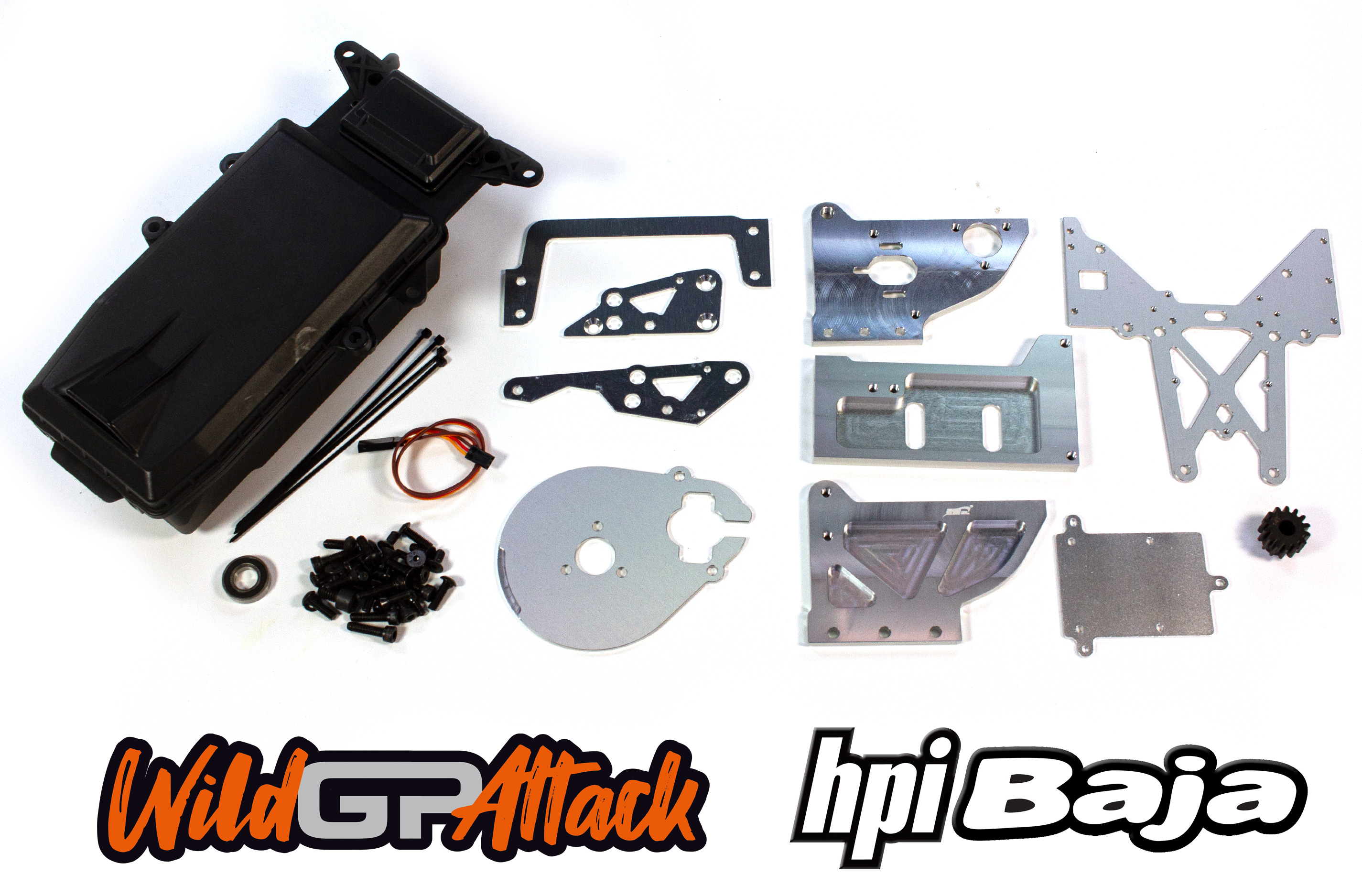 y1587 Conversion kit to electric drive for Carson Wild Attack and HPI Baja 5B
