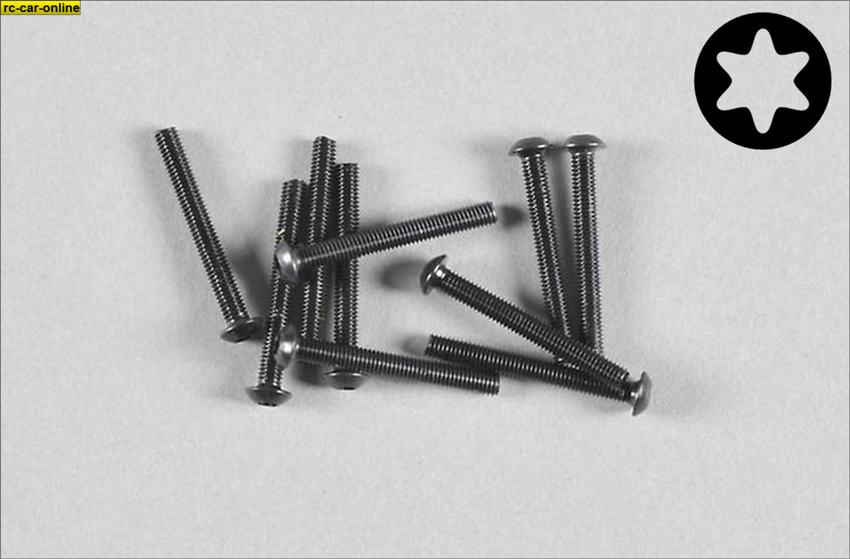6924/25 FG Pan-head screw with Torx M3 x 25 mm, 10 pieces