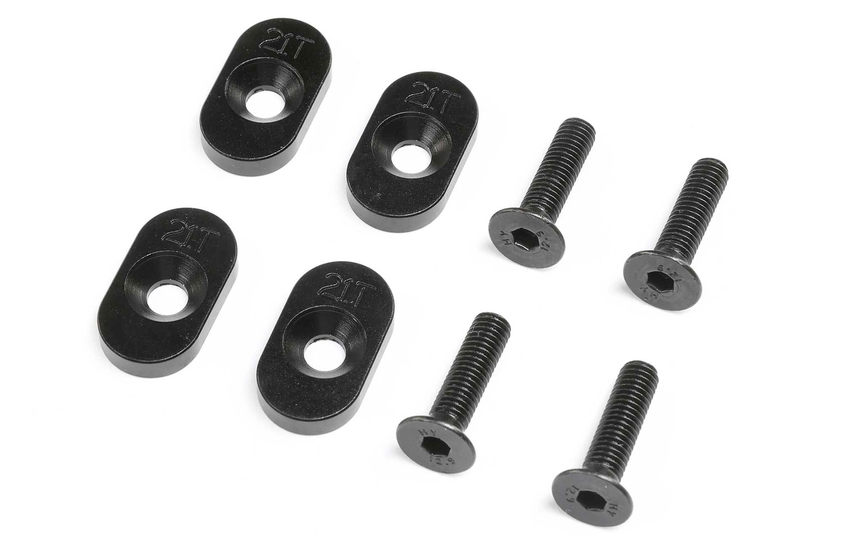 LOS232139 EngineMountInsert & Screws 21T, Black DBXL 2.0 LOS232139 EngineMountInsert & Screws 21T, Black DBXL 2.0