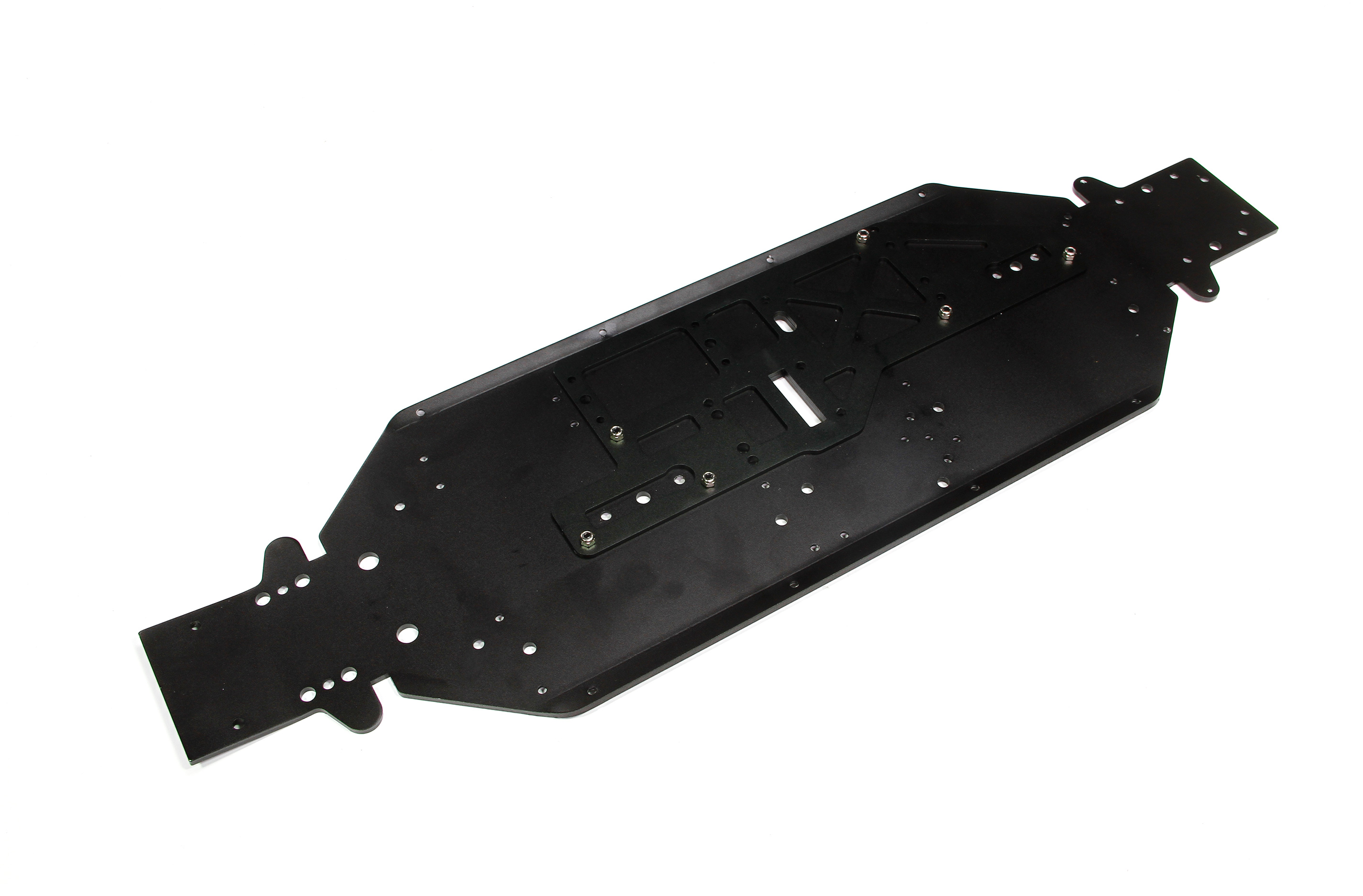 LOS251050 Losi Chassis mit Halteplatte, 4mm, schwarz, DBXL-E LOS251050 Losi Chassis mit Halteplatte, 4mm, schwarz, DBXL-E