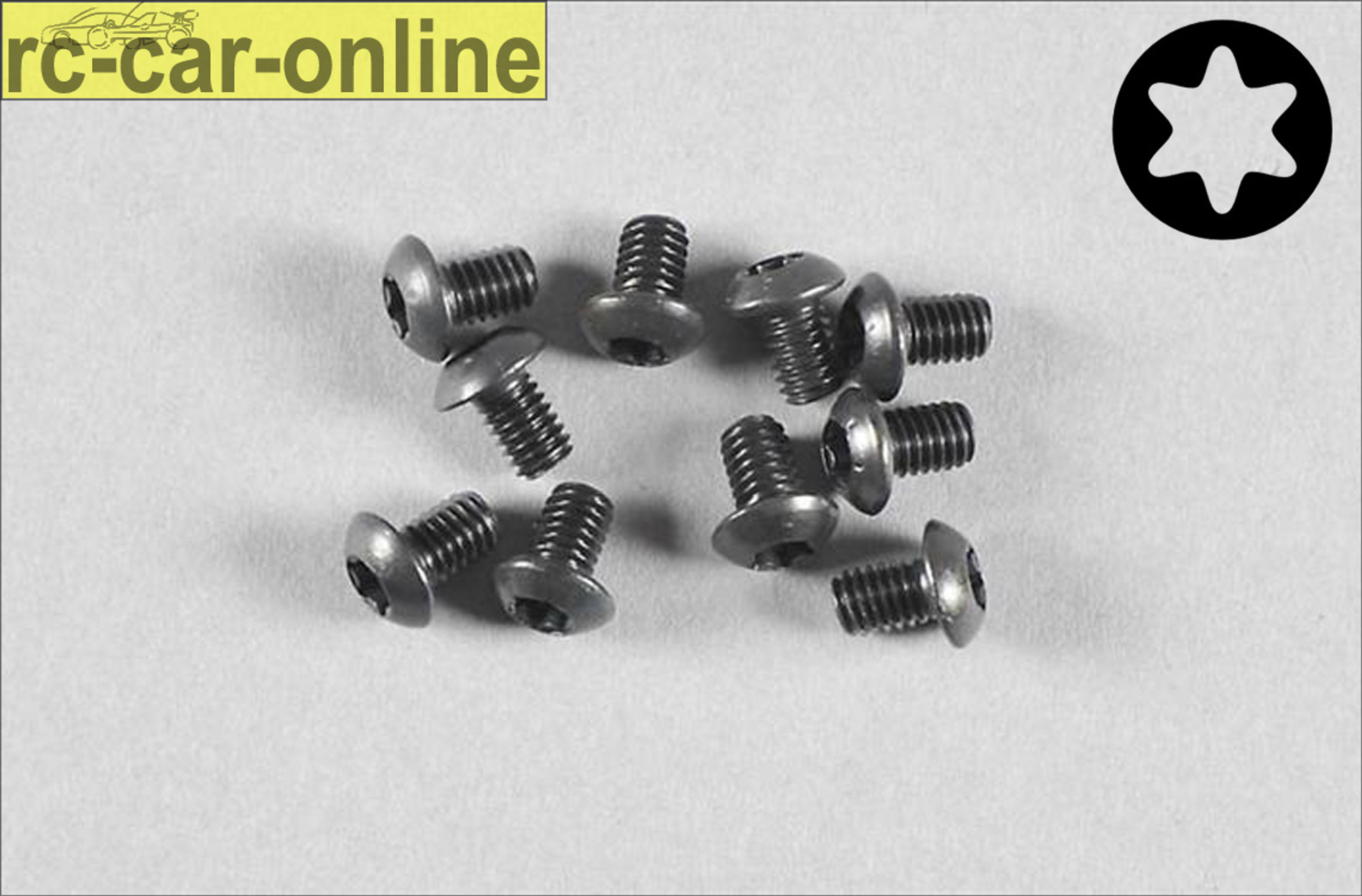 6925/06 FG Pan-head screw with Torx M4x6 mm, 10 pieces