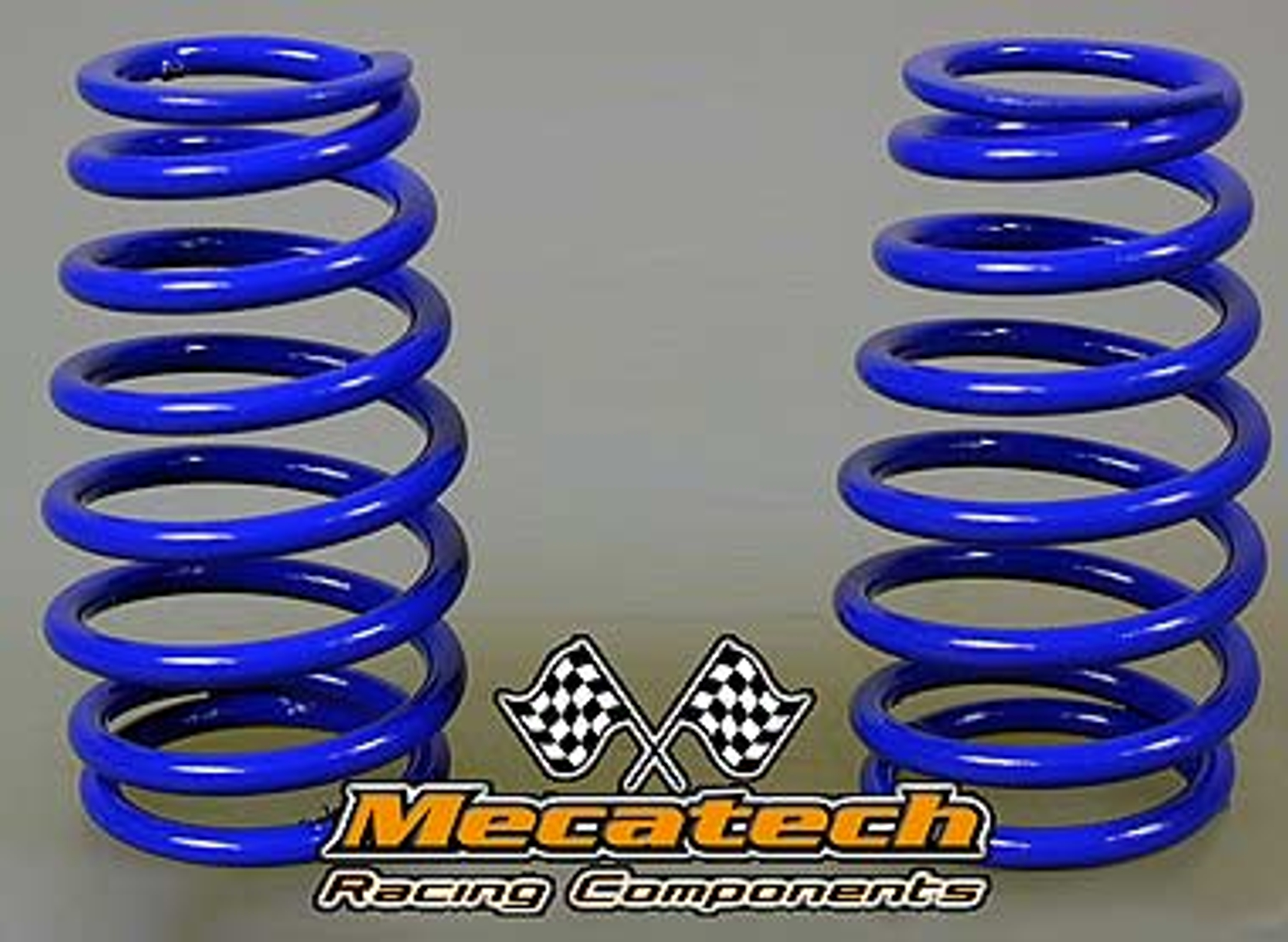 2009-02 Cask shaped springs for Mecatech Klick-Shocks and Big Bore, blue 2,6 mm