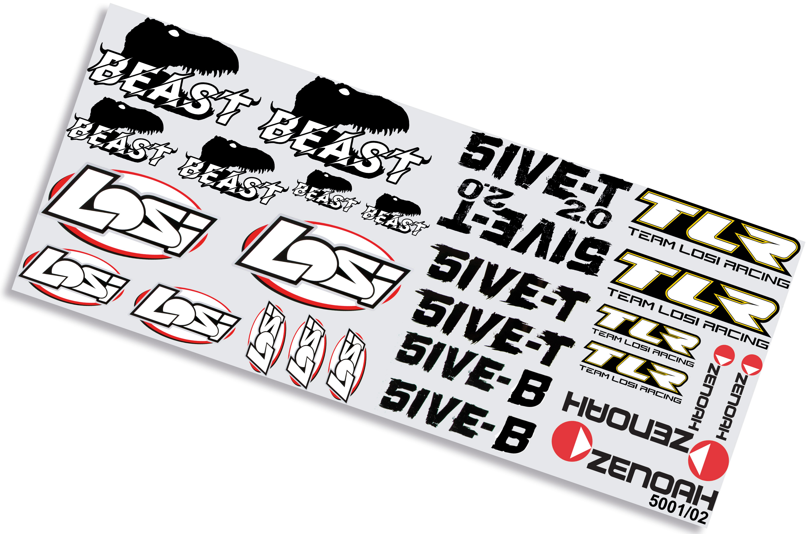 5001/02 Losi / TLR sponsor decals 5001/02 Losi / TLR sponsor decals