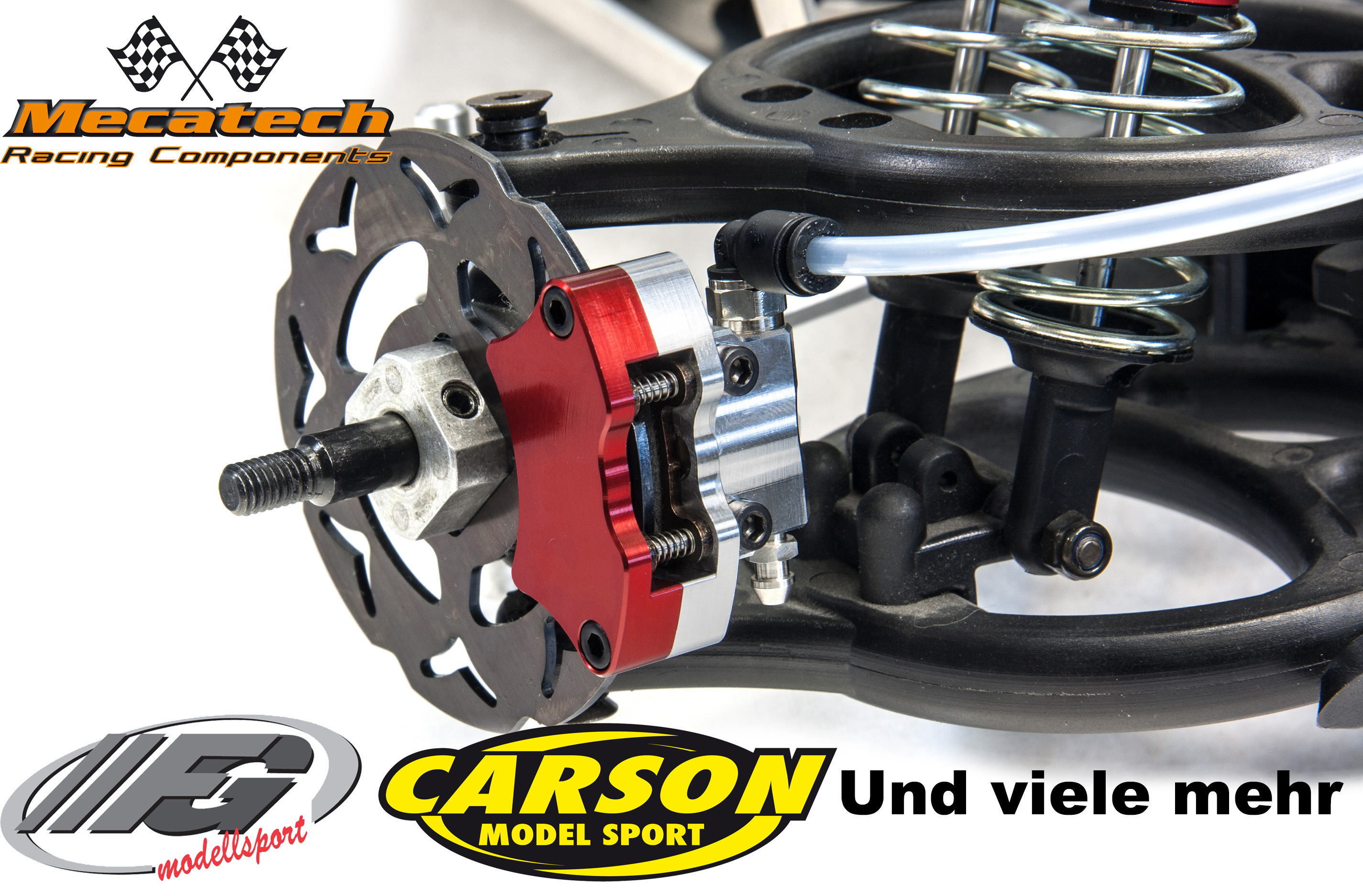 y1129 Mecatech hydraulic brake Expert for FG, Carson and many more, incl. brake bleeding set