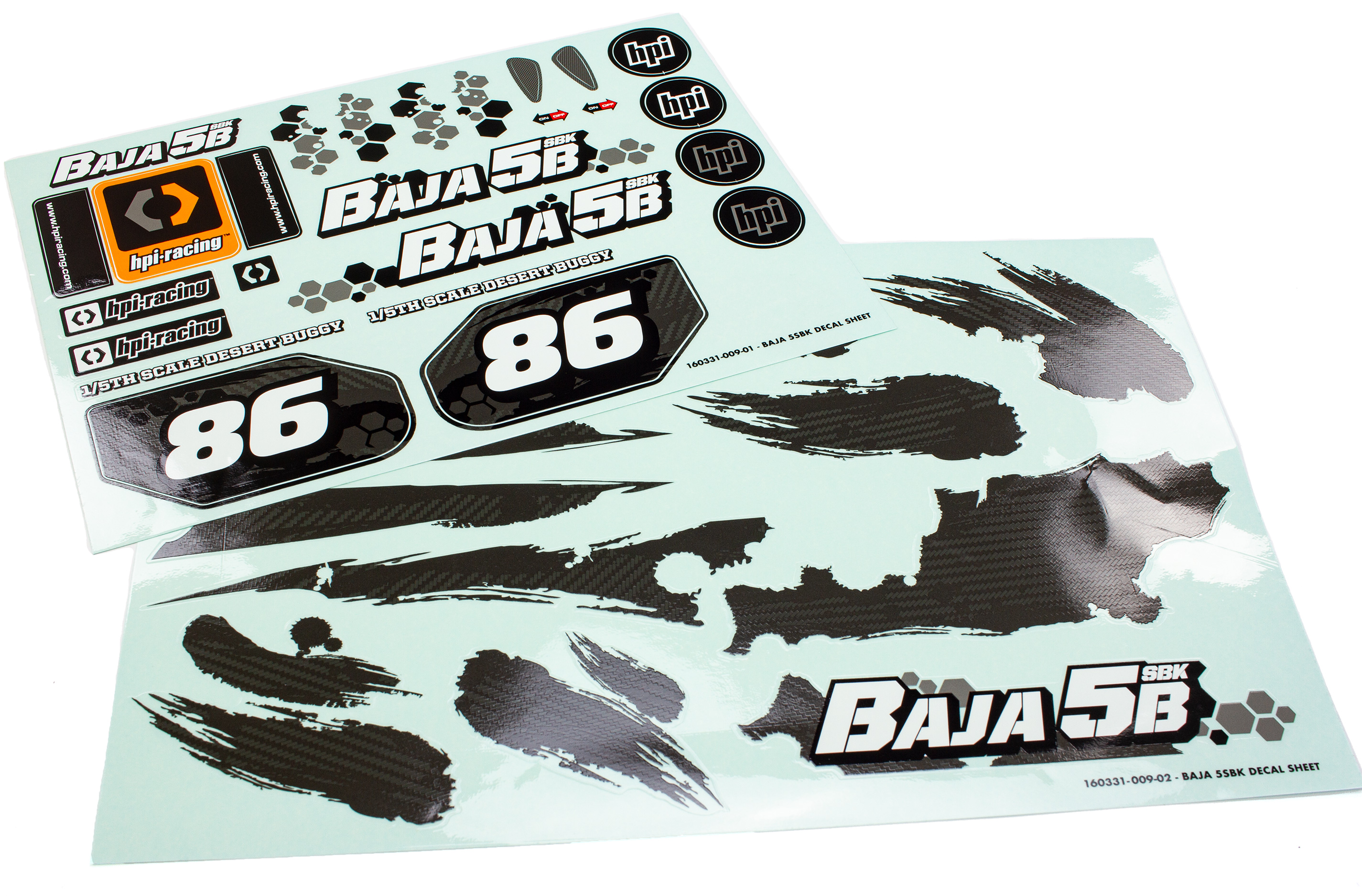 160331-009-02 HPI Baja 5B Buggy decals 160331-009-02 HPI Baja 5B Buggy decals