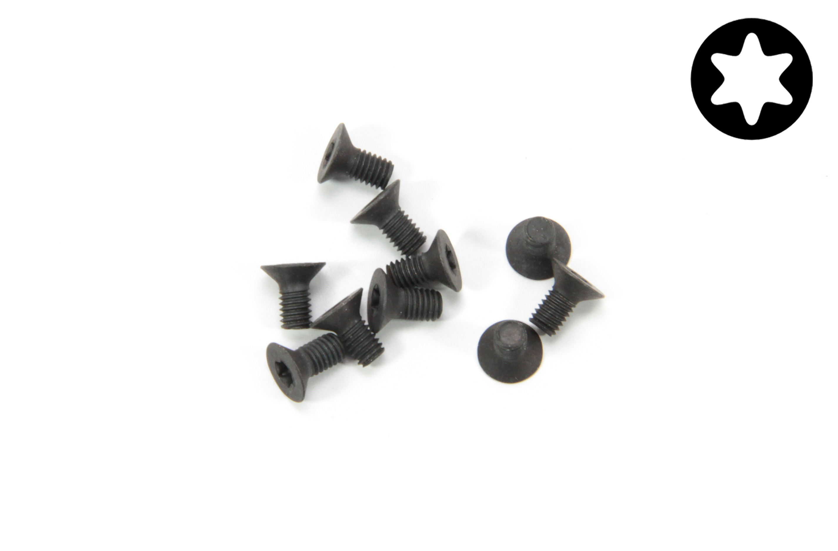 6918/06 FG Countersunk screw with Torx M3 x 6 mm, 10 pieces