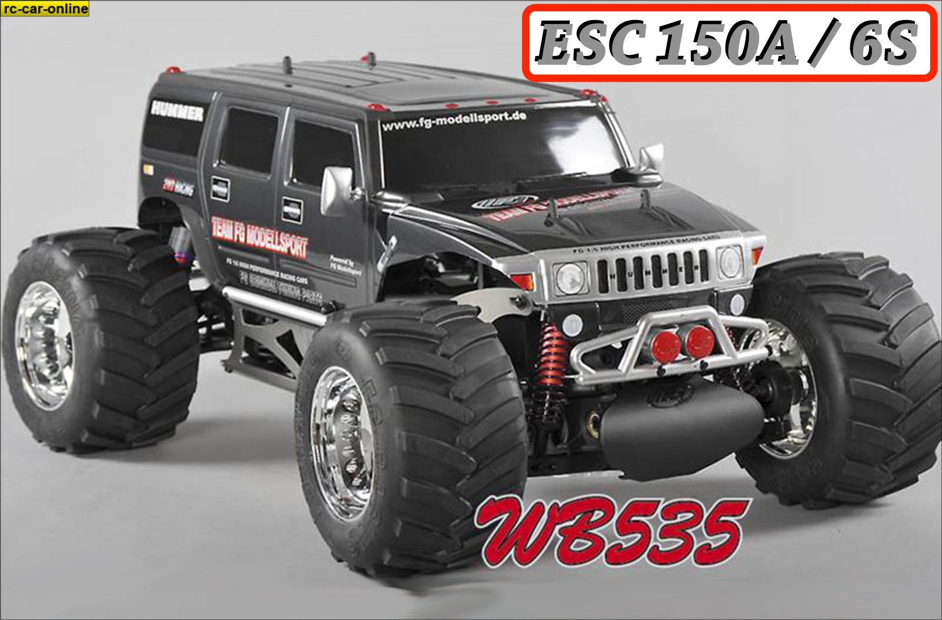 FG Elektro 4WD Monster-Hummer WB535, ESC 150A und Brushless Motor 6S