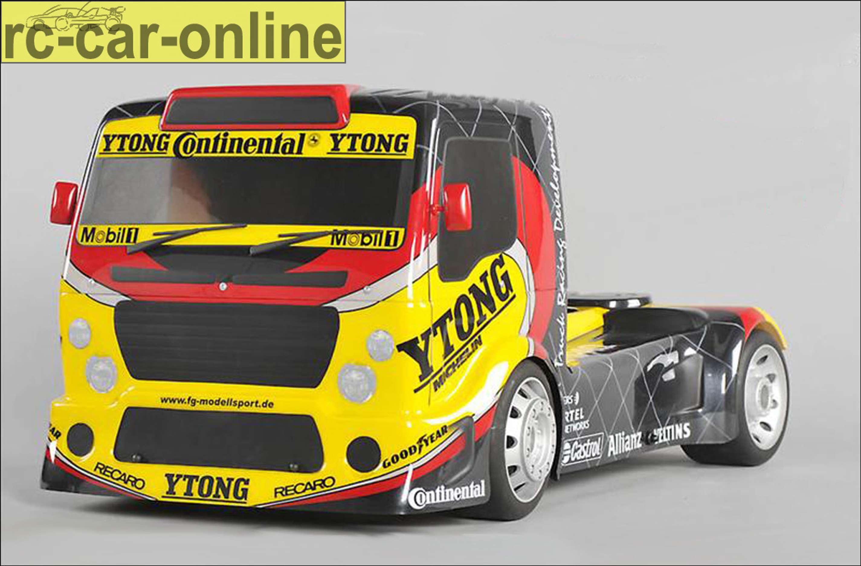 FG Sportsline Truck 4WD-530 mit FG Team Truck Karosserie glasklar FG Sportsline Truck 4WD-530 mit FG Team Truck Karosserie glasklar