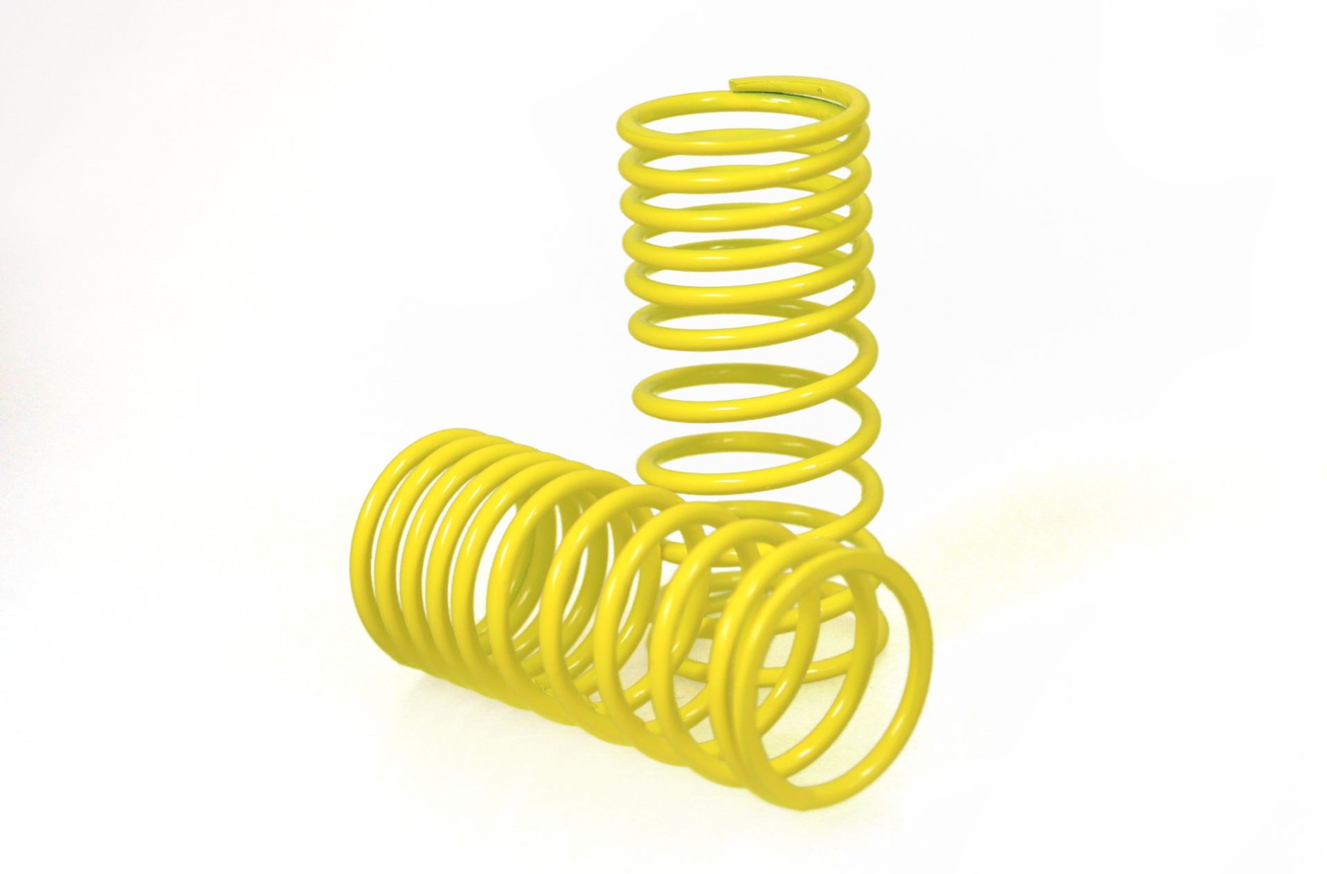 y0324/01 Dirt-Spring M01 gelbe Stoßdämpferfeder 2,1 x 60 mm, Durchmesser 21 mm, 1 Paar