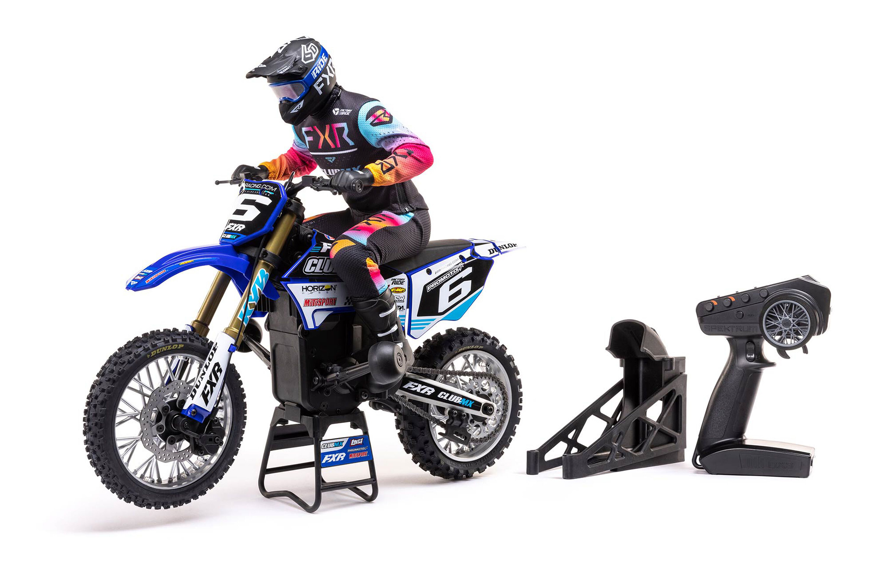 LOS06000T2/01 Losi 1/4 Promoto-MX Motorcycle RTR mit Akku und Ladegerät 50W, Club MX LOS06000T2/01 Losi 1/4 Promoto-MX Motorcycle RTR mit Akku und Ladegerät 50W, Club MX