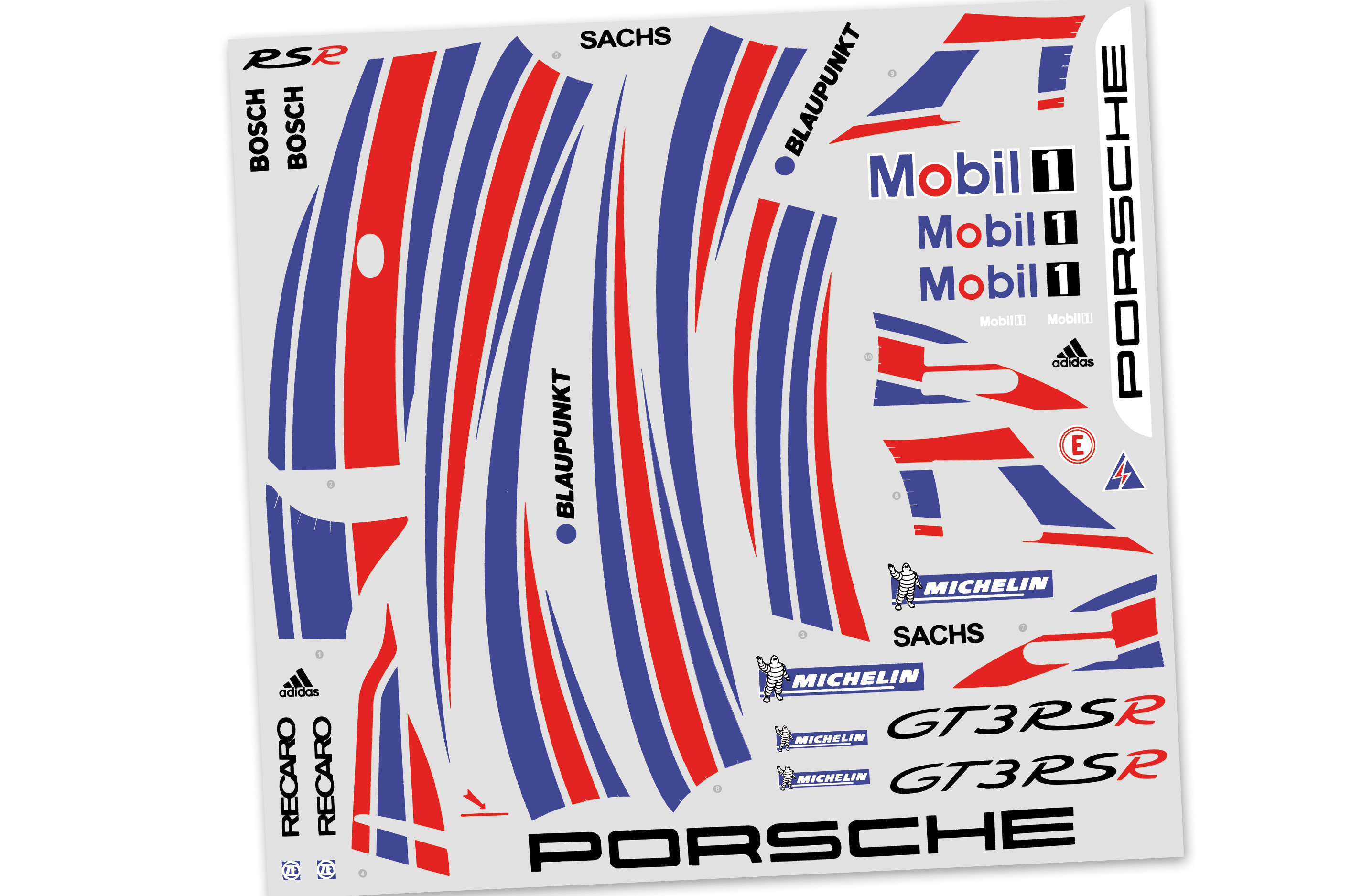 5175 FG Team decals Porsche GT3 RSR