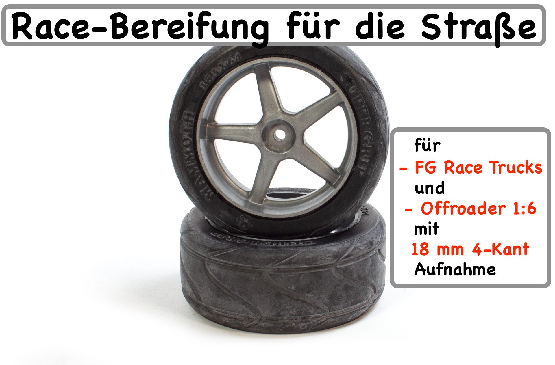 y1613 Mammoth Supergrip mounted and glued on silver FG rims, 1 pair