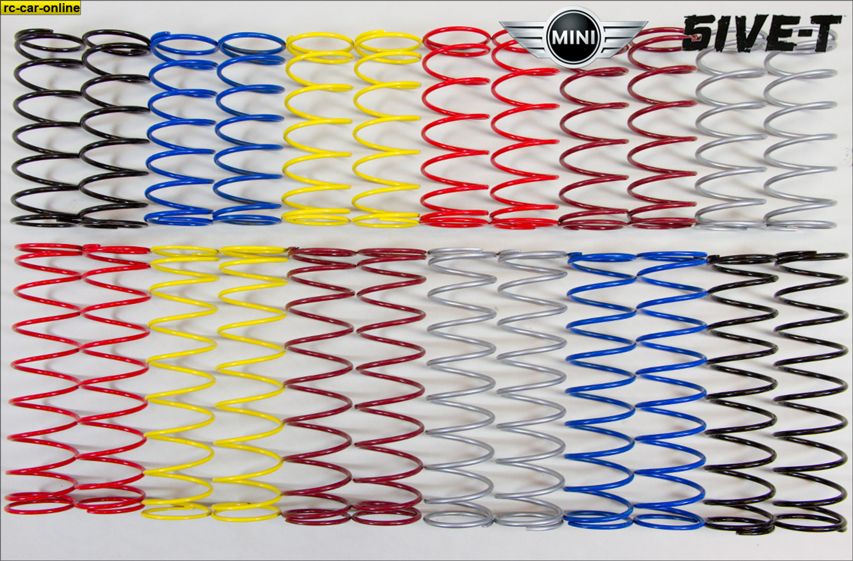 y0352 Offroad Tuning-Stoßdämpferfeder Dirt-Spring für Losi 5ive-T/2.0 und Mini, Set mit 24 Stück y0352 Offroad Tuning-Stoßdämpferfeder Dirt-Spring für Losi 5ive-T/2.0 und Mini, Set mit 24 Stück