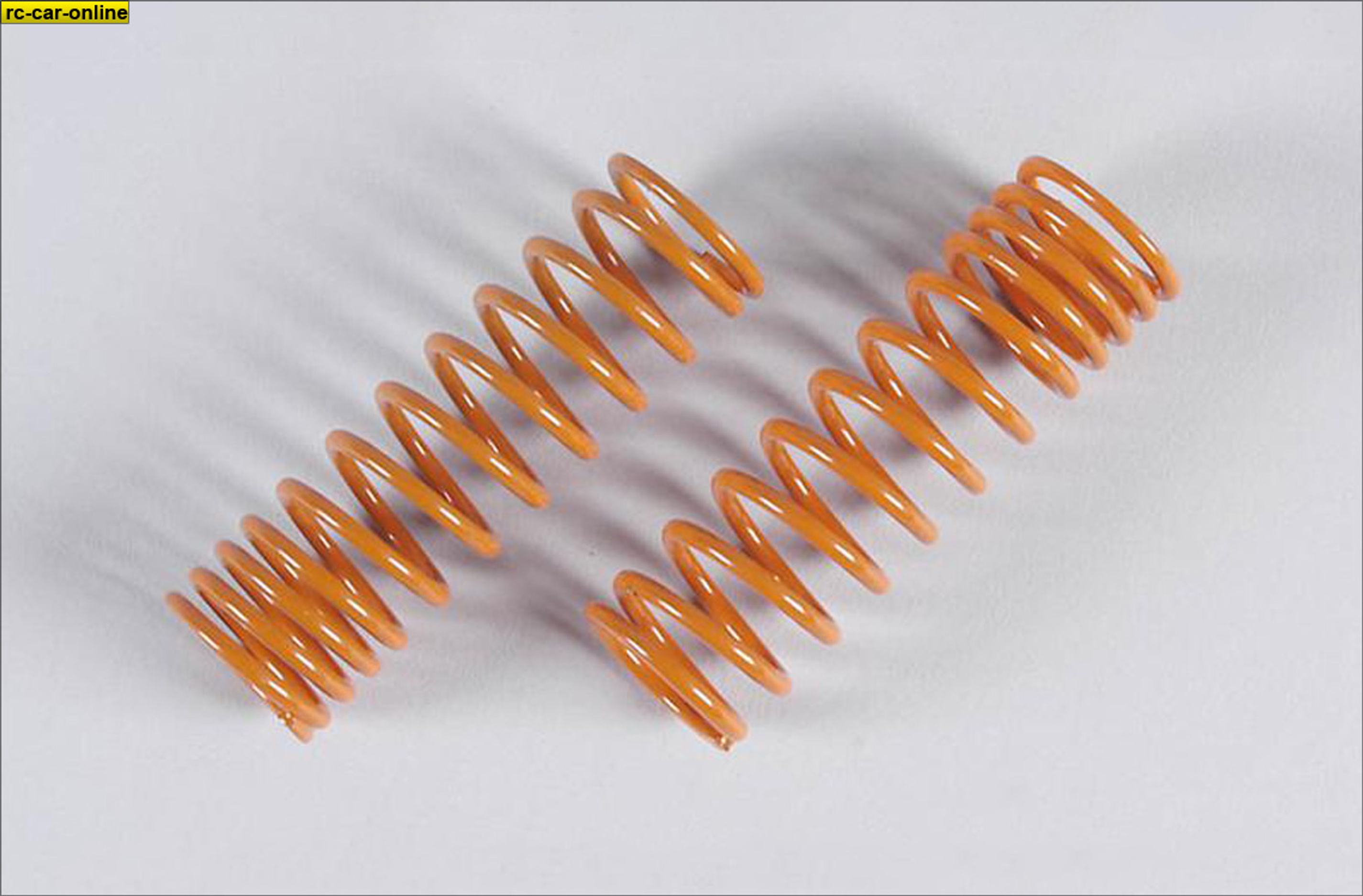7196 FG Damper spring progressive 2,2x68mm orange, 2 pce. 7196 FG Damper spring progressive 2,2x68mm orange, 2 pce.