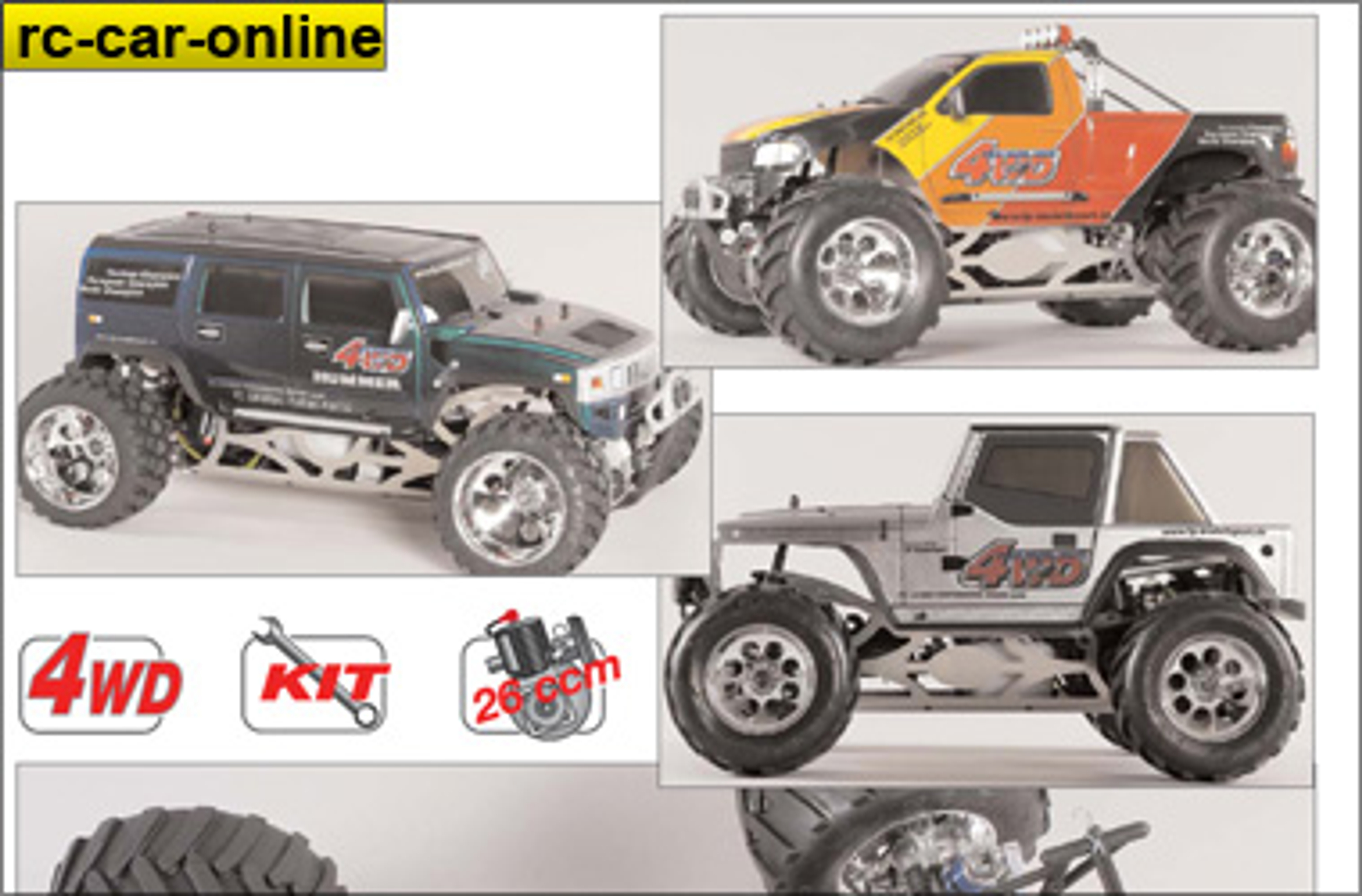 y0961/02 FG manuals for Monster/Stadium Competition 4WD, 1 St.