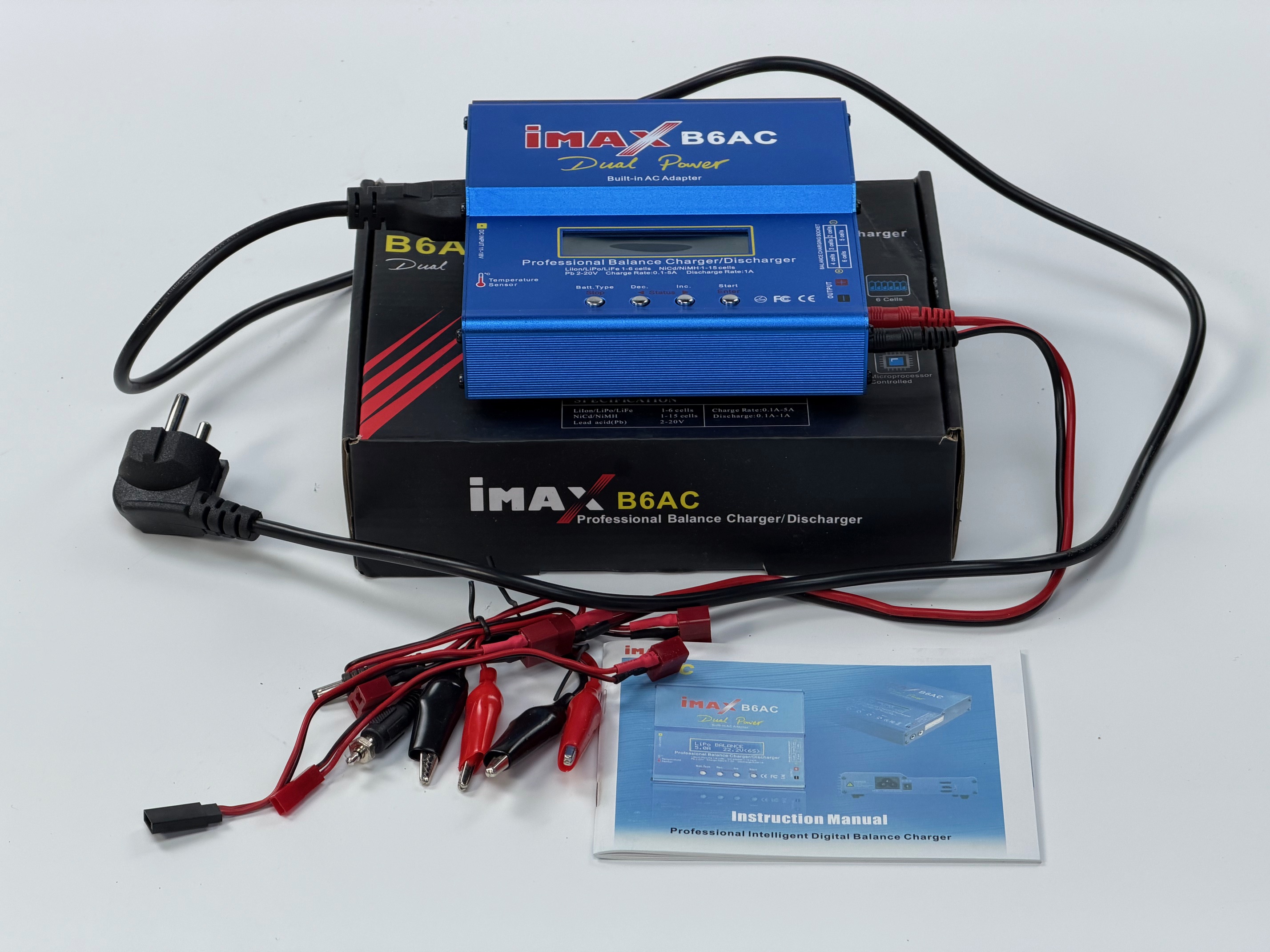 y560 IMAX B6AC Lipo Battery Charger B6 80W Digital LCD Lipo Charger, used