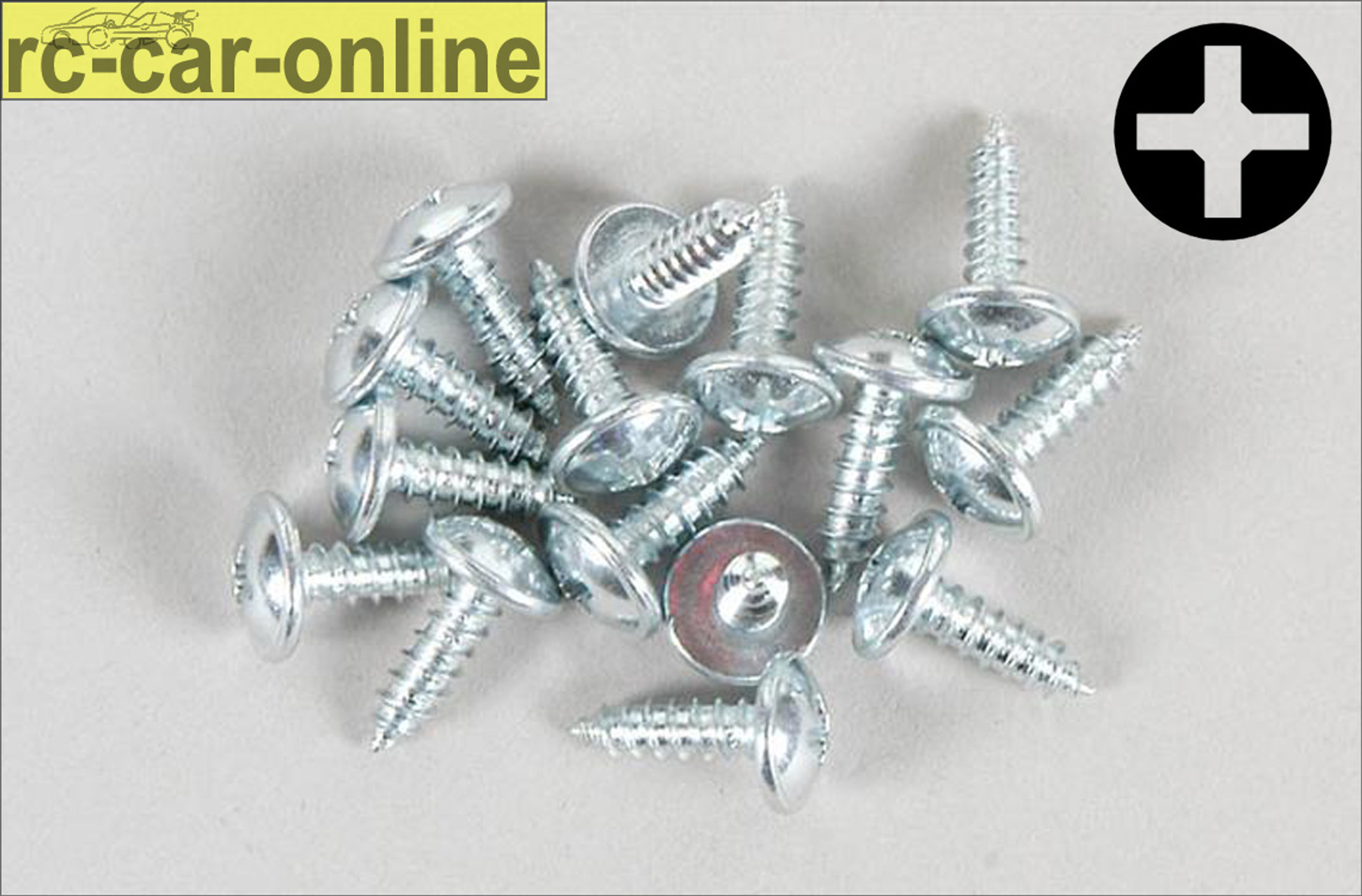 6715/09 FG Pan-head tapping screws with flange 2,9x9,5 mm, 15 pieces