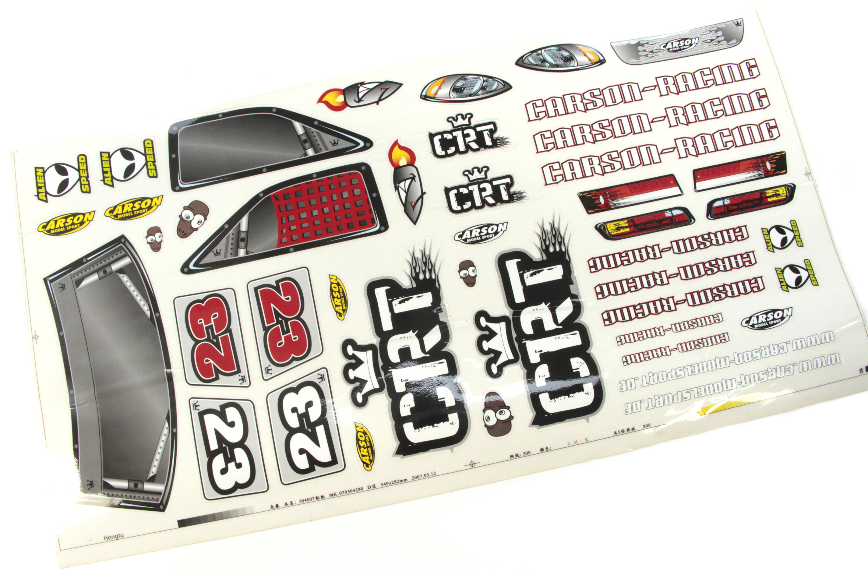 305033 Vehicle decal set for CRT