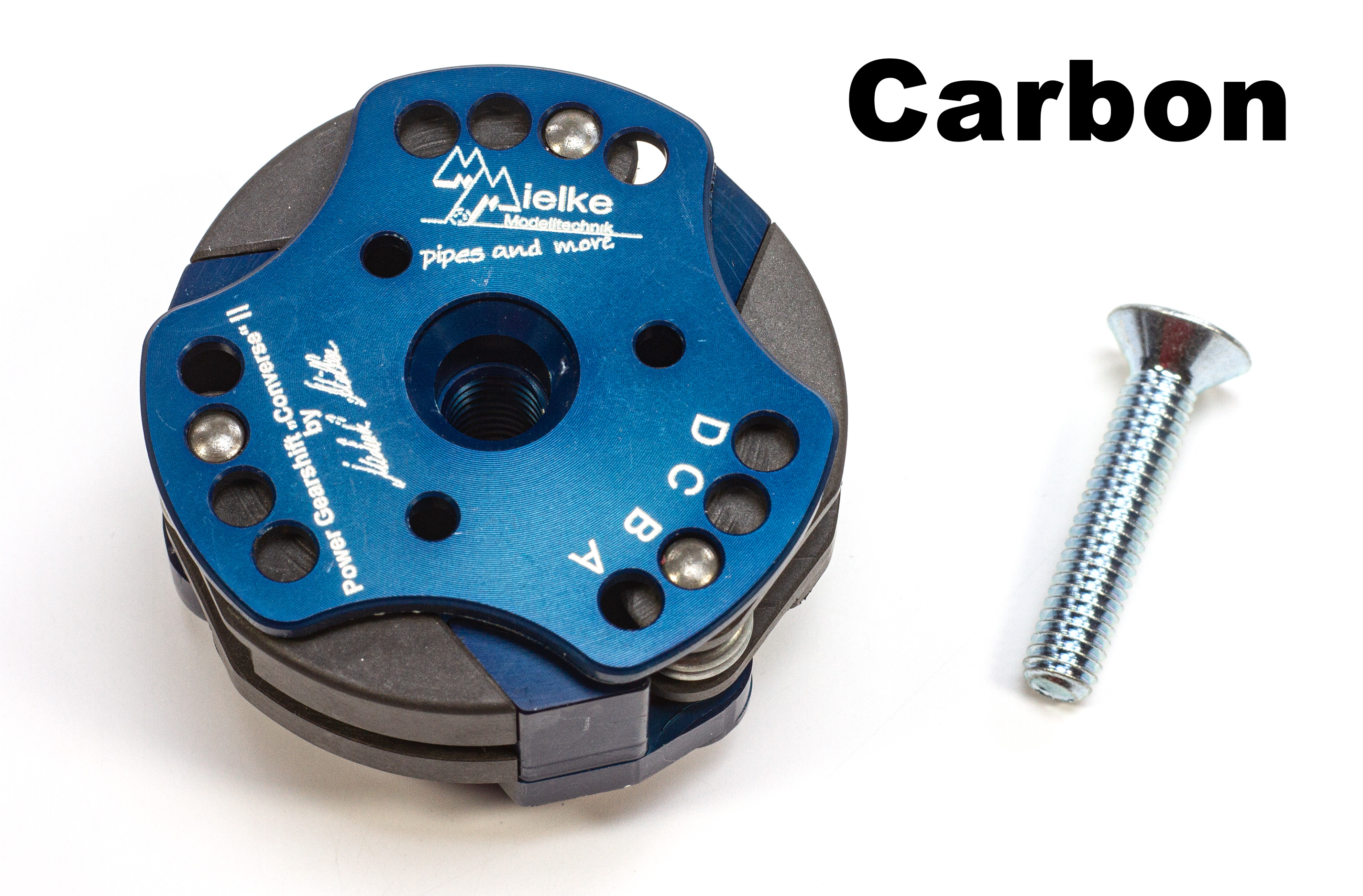 5851 Mielke Power Gearshift II Converse clutch for FG, Harm SX3, RS5, Losi, HPI Carbon with 2mm springs, long clutch carrier 5851 Mielke Power Gearshift II Converse clutch for FG, Harm SX3, RS5, Losi, HPI Carbon with 2mm springs, long clutch carrier