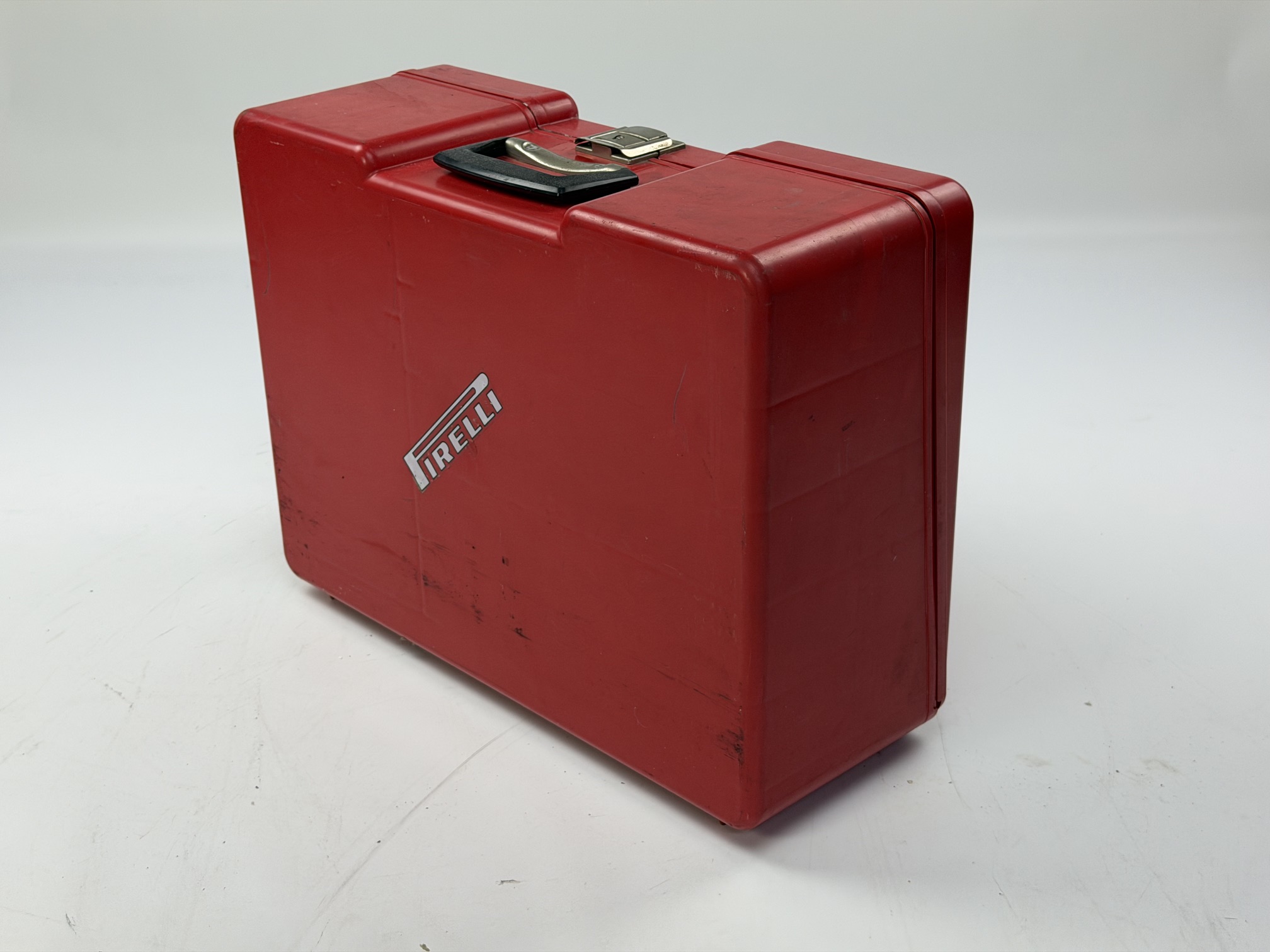 y559 Roter Poly Butler groß, 8 Schubladen, gebraucht