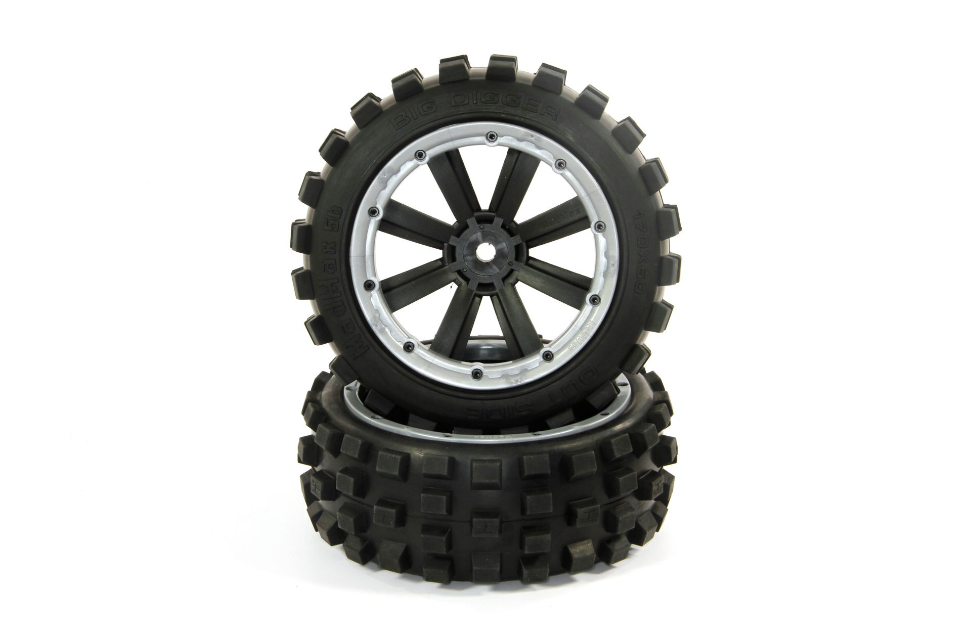 y1406/01 MadMax BIG DIGGER 170x60 for HPI + Losi (24 mm hex drive) 1 pair