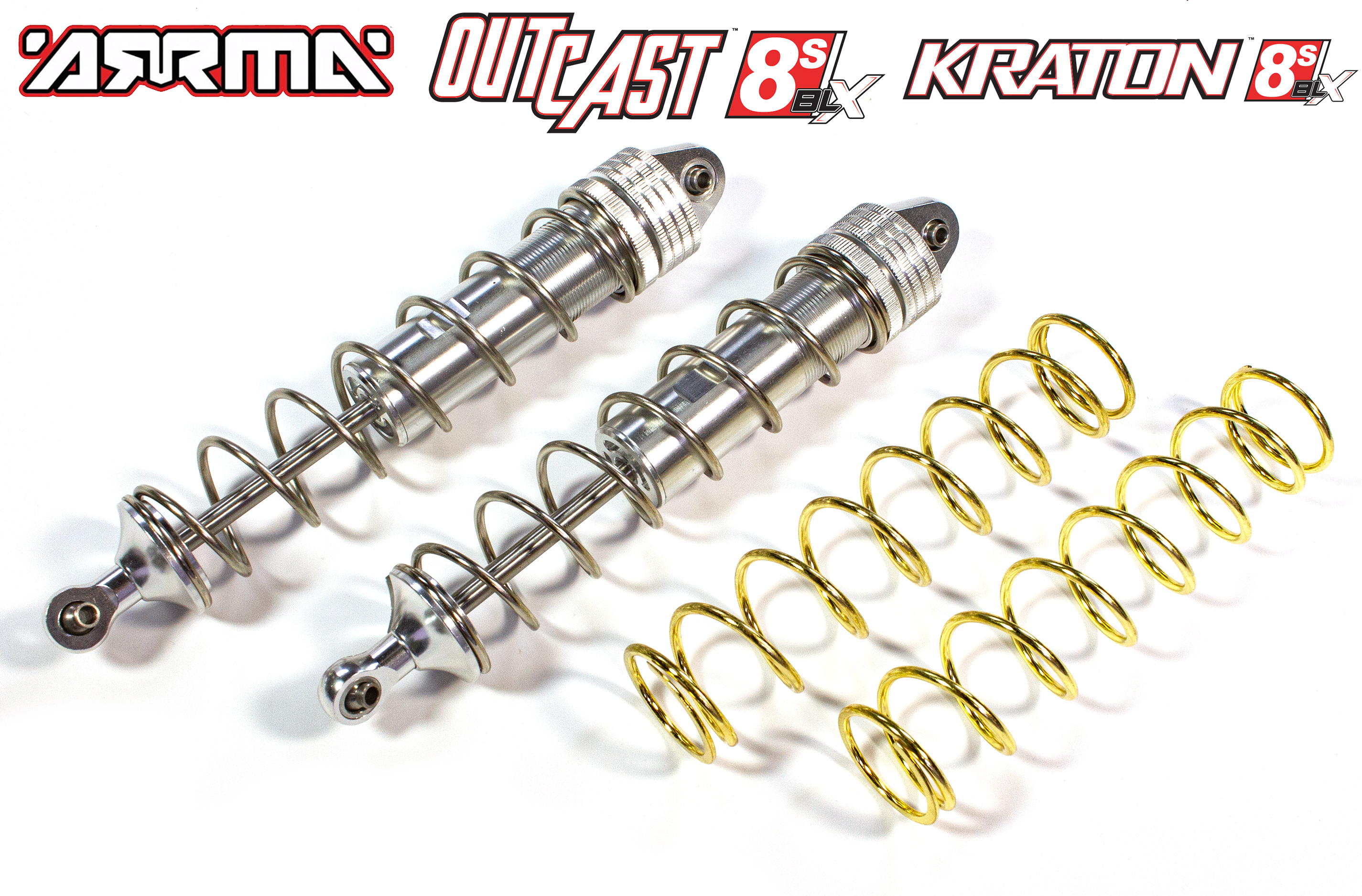 MAKX187R GPM Stoßdämpfer für Arrma Kraton / Outcast 8S, vorne/hinten MAKX187R GPM Stoßdämpfer für Arrma Kraton / Outcast 8S, vorne/hinten