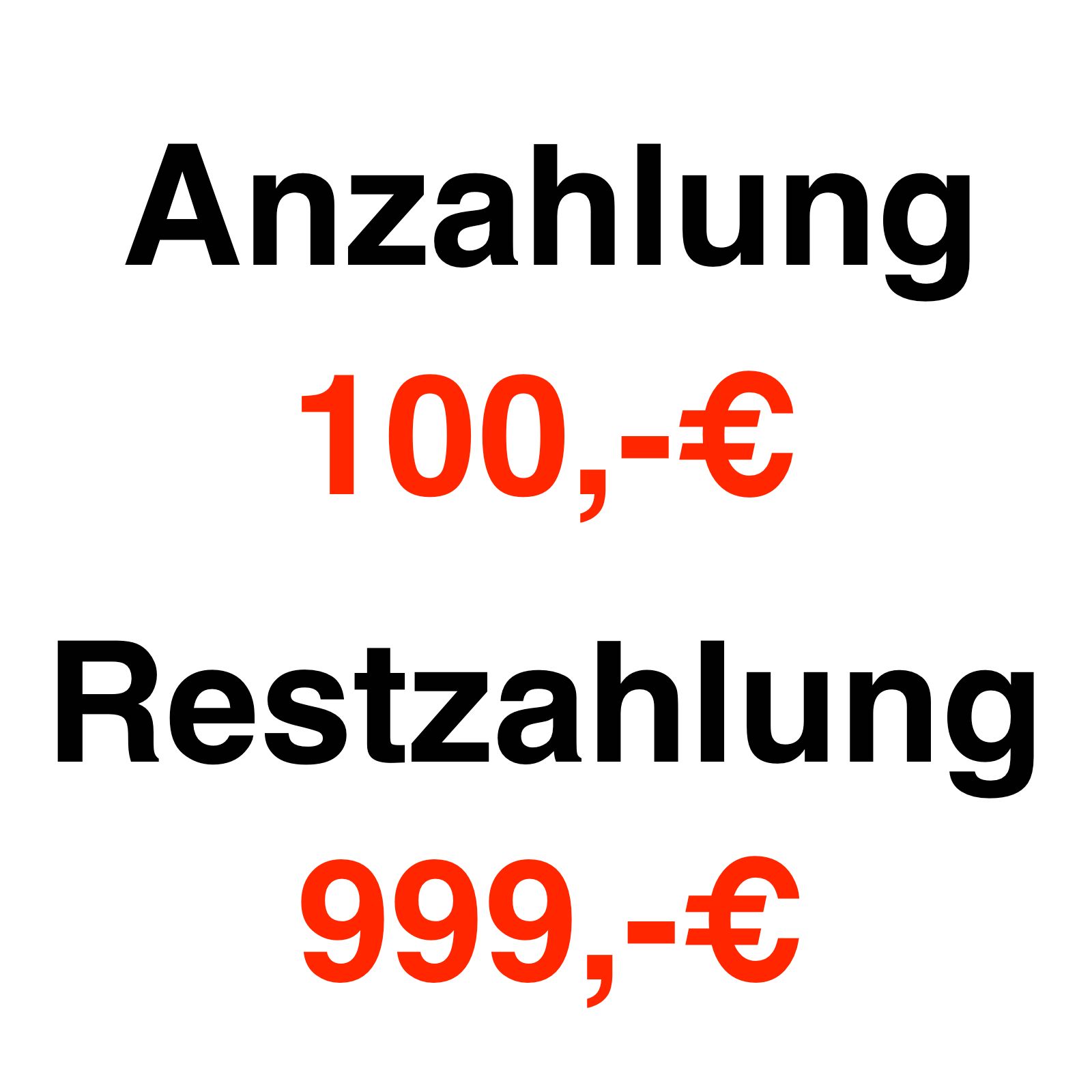 Anzahlung