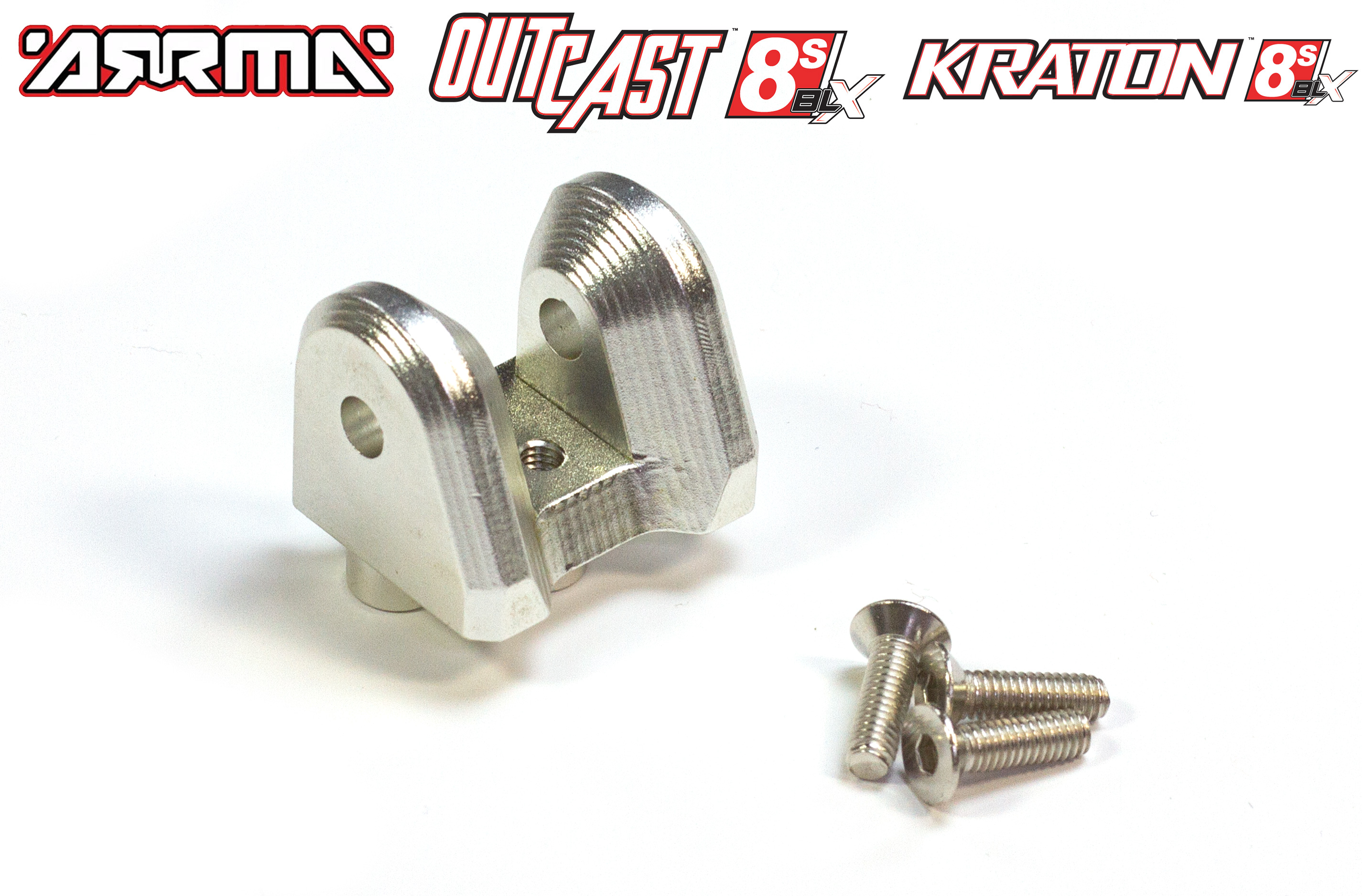 MAKX015FA GPM vordere Strebenbefestigung Aluminium für Kraton / Outcast 8S MAKX015FA GPM vordere Strebenbefestigung Aluminium für Kraton / Outcast 8S