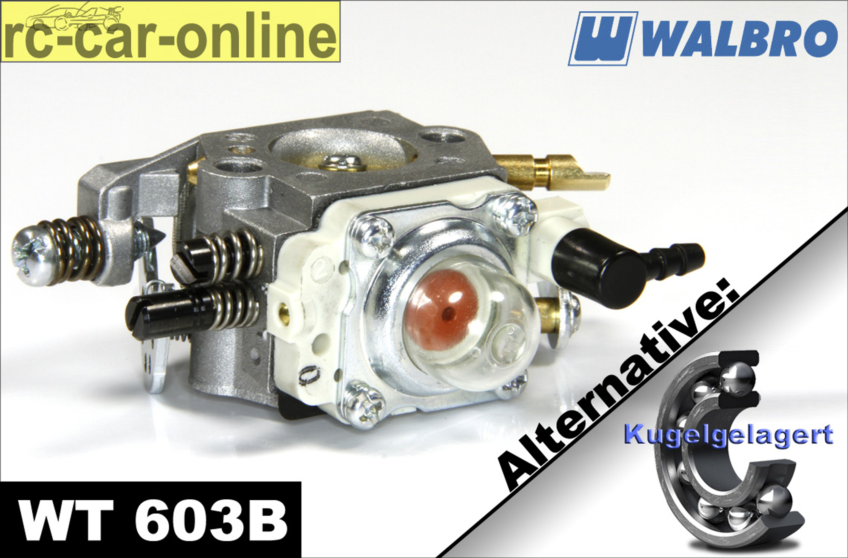 Walbro Vergaser WT 603B mit Choke normal/kugelgelagert