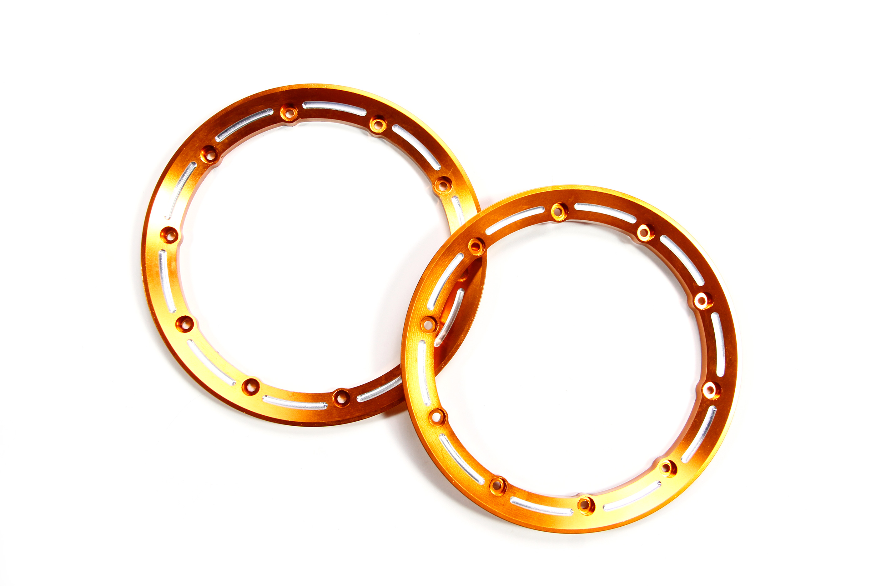 AREA-5T-011/01 Aluminum outer beadlock rings, orange Losi 5ive-T