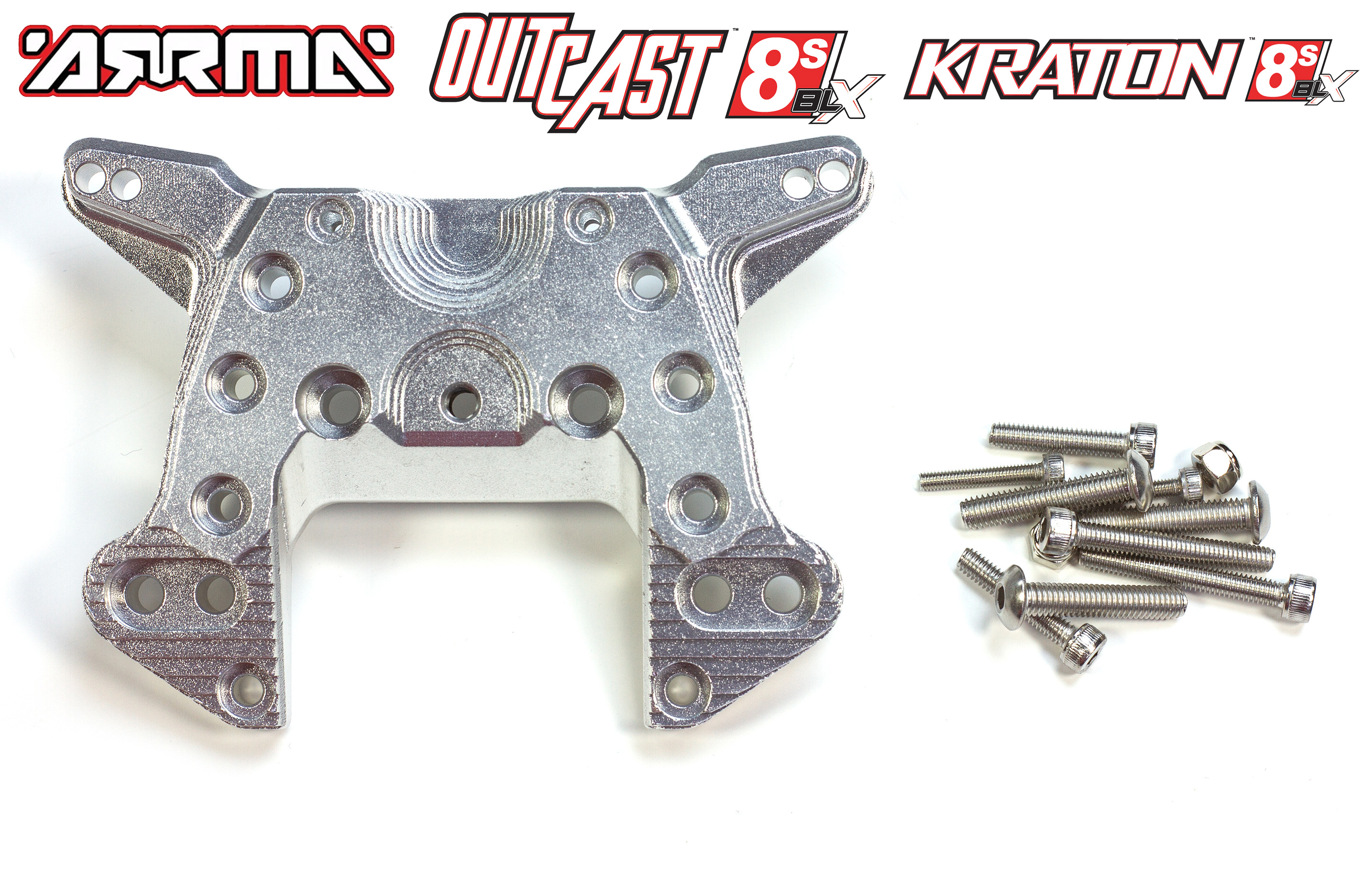 AKX028 GPM front shock tower for Arrma Kraton / Outcast 8S AKX028 GPM front shock tower for Arrma Kraton / Outcast 8S