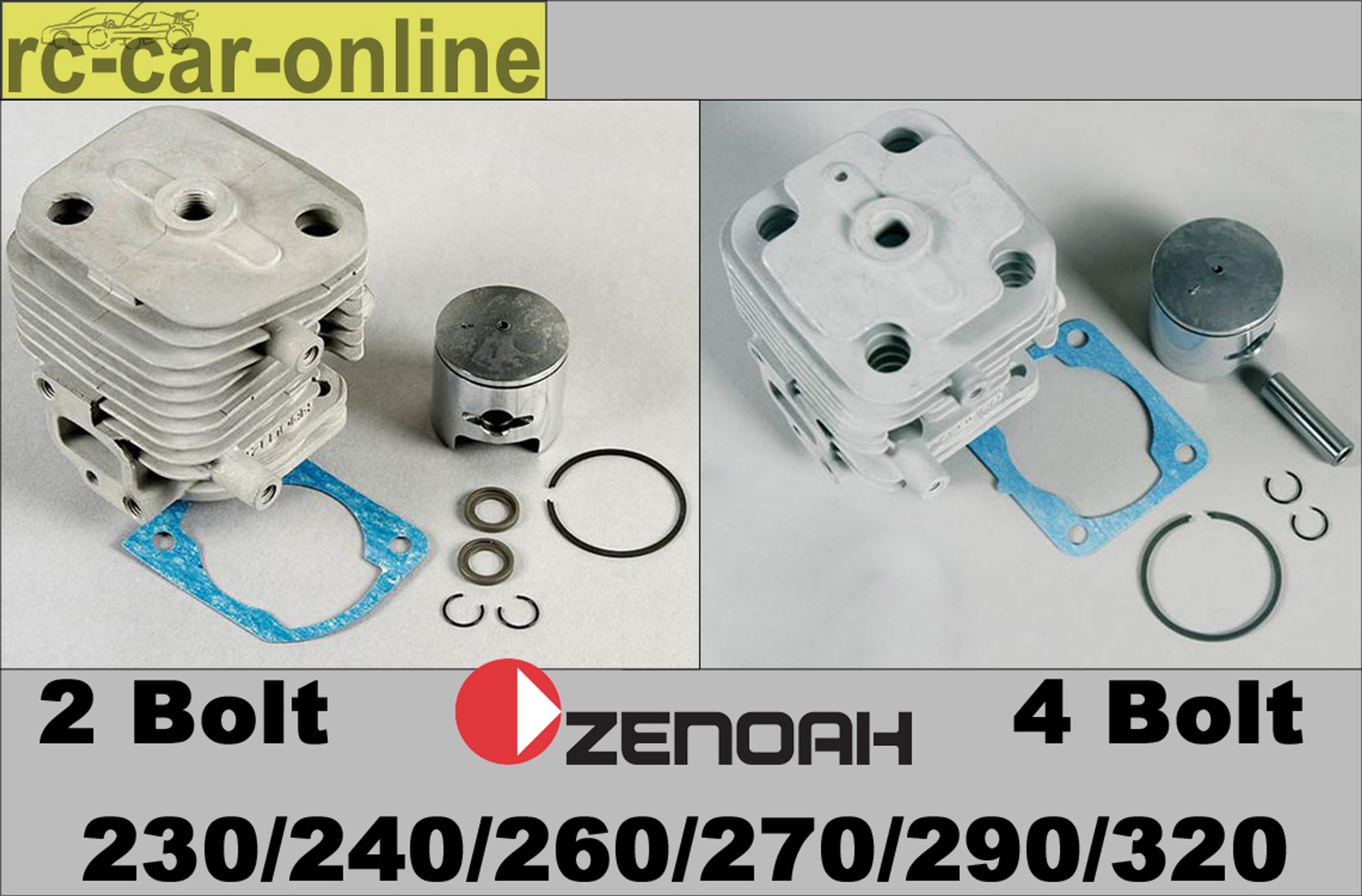 Original Zenoah repair-kits for 230/240/260/270/290/320 engines